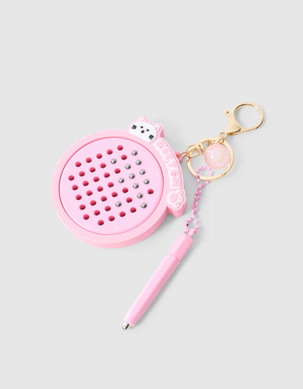 K&auml;tzchen-Spiel-Schl&uuml;sselanh&auml;nger Hellrosa SHOEBY ACCESSOIRES