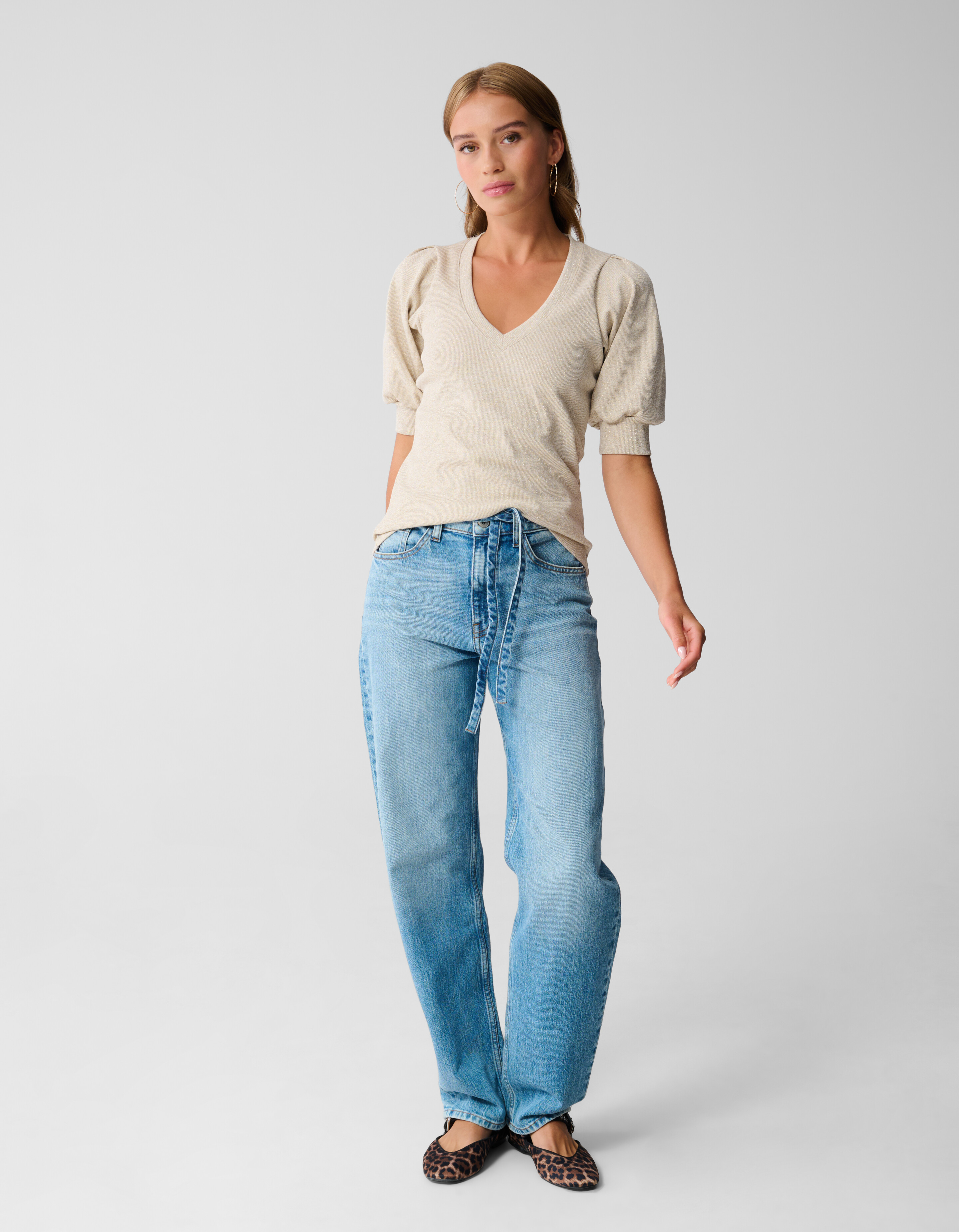 Balloon Fit Jeans Donkerblauw SHOEBY WOMEN