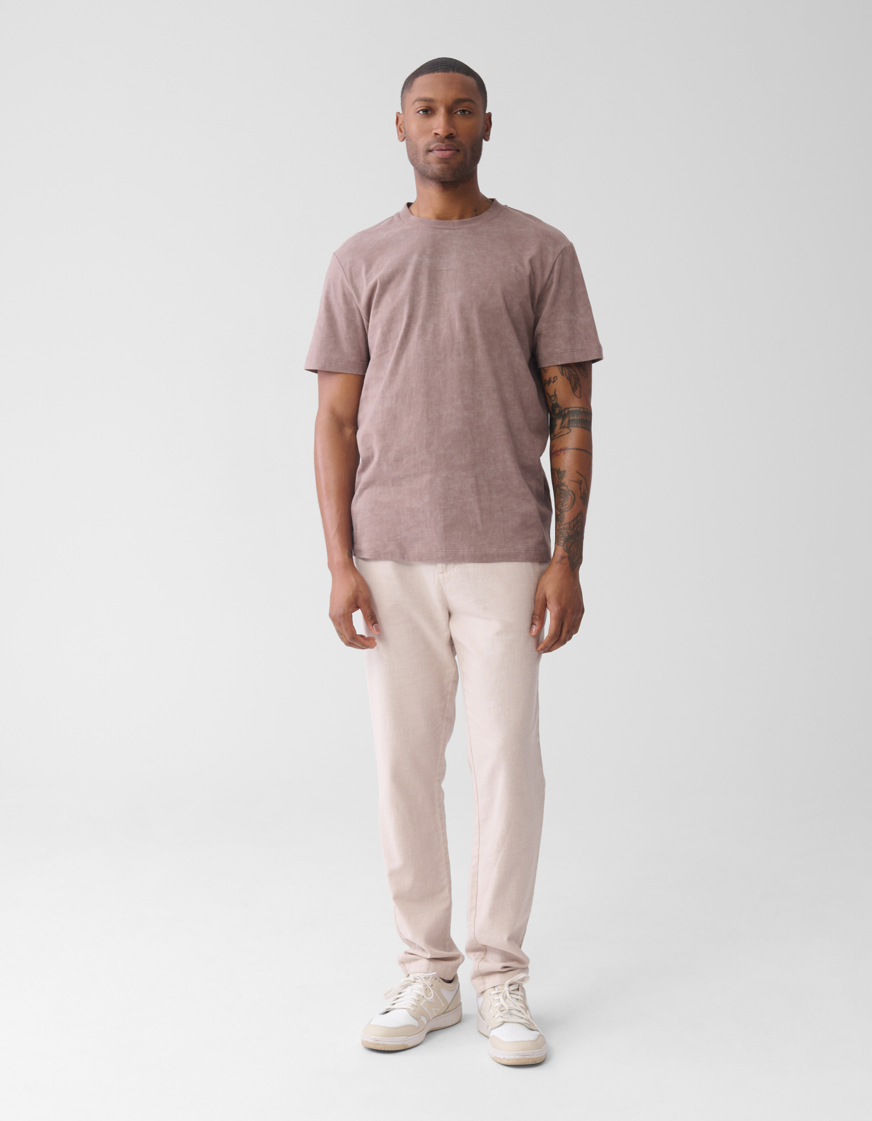Bedrucktes T-shirt Hellbraun SHOEBY MEN
