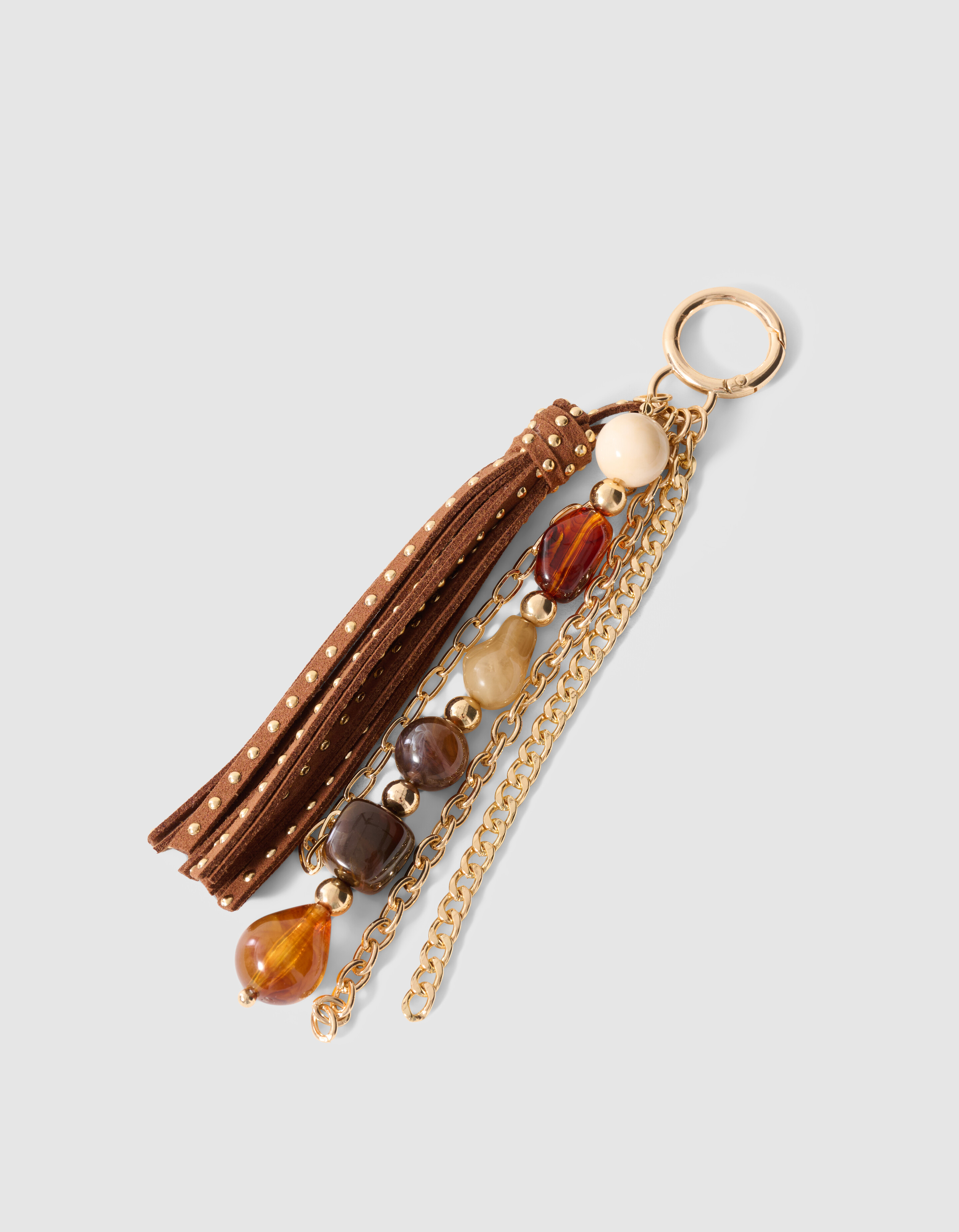 Mix Bagcharm Bruin/Goud SHOEBY ACCESSOIRES