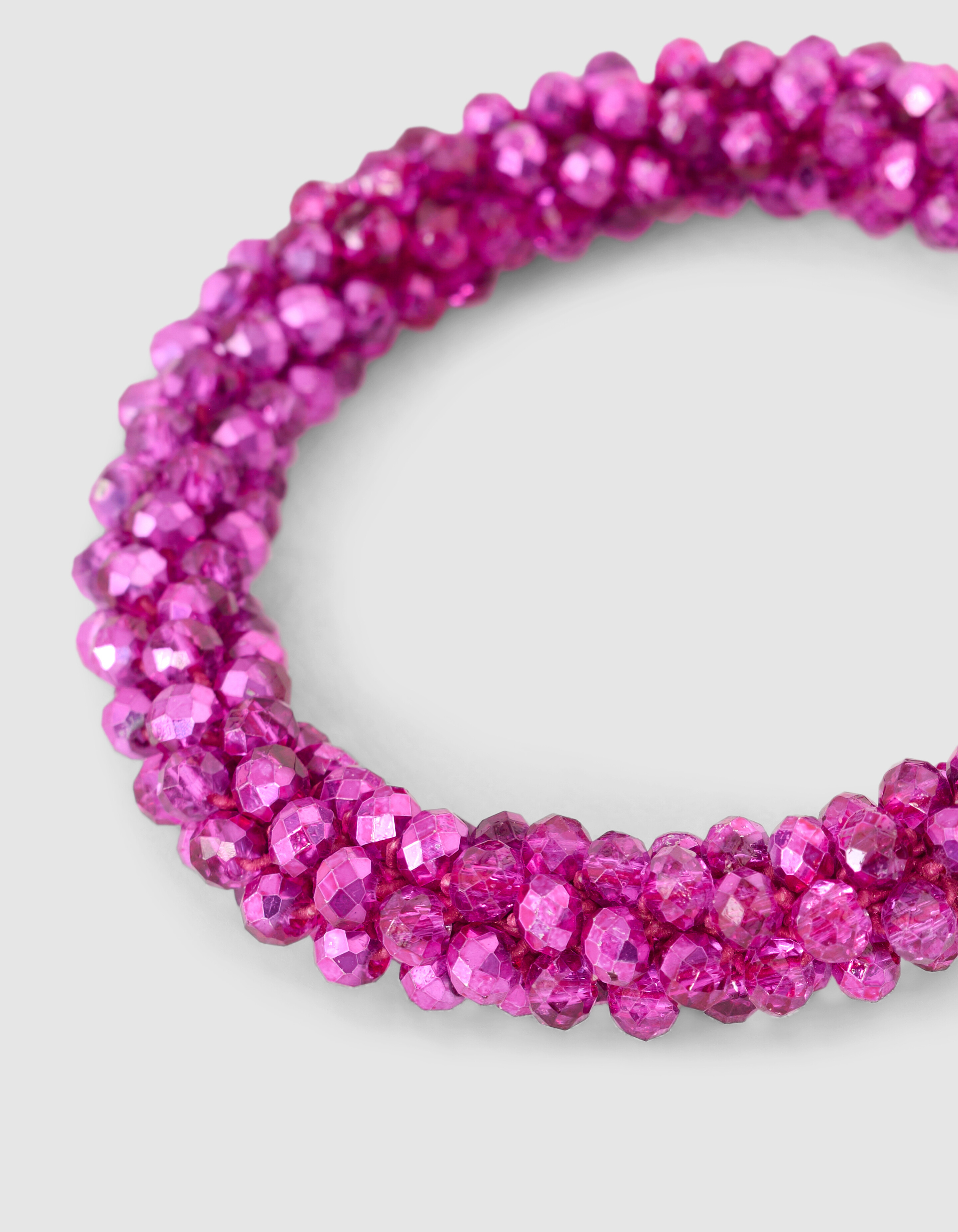 Perlen-Haargummi Dunkelrosa SHOEBY ACCESSOIRES