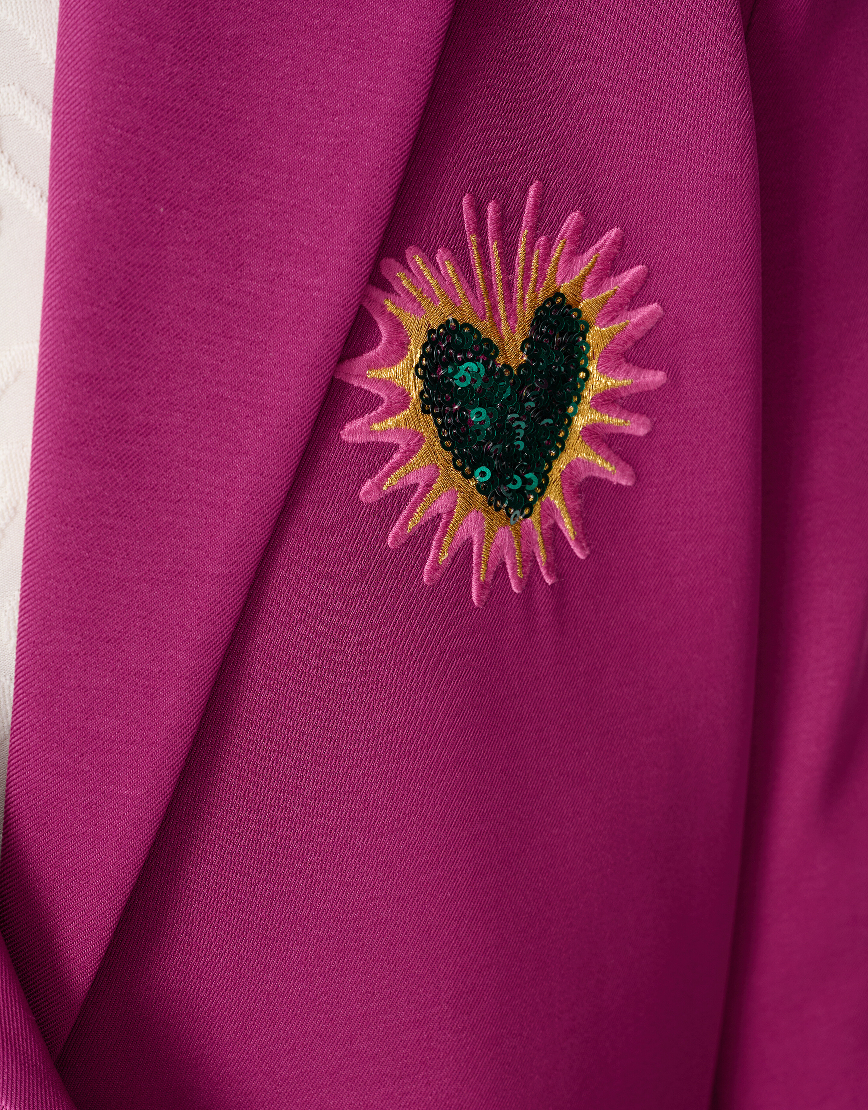 Pailletten-Smile-Blazer Rosa SHOEBY GIRLS