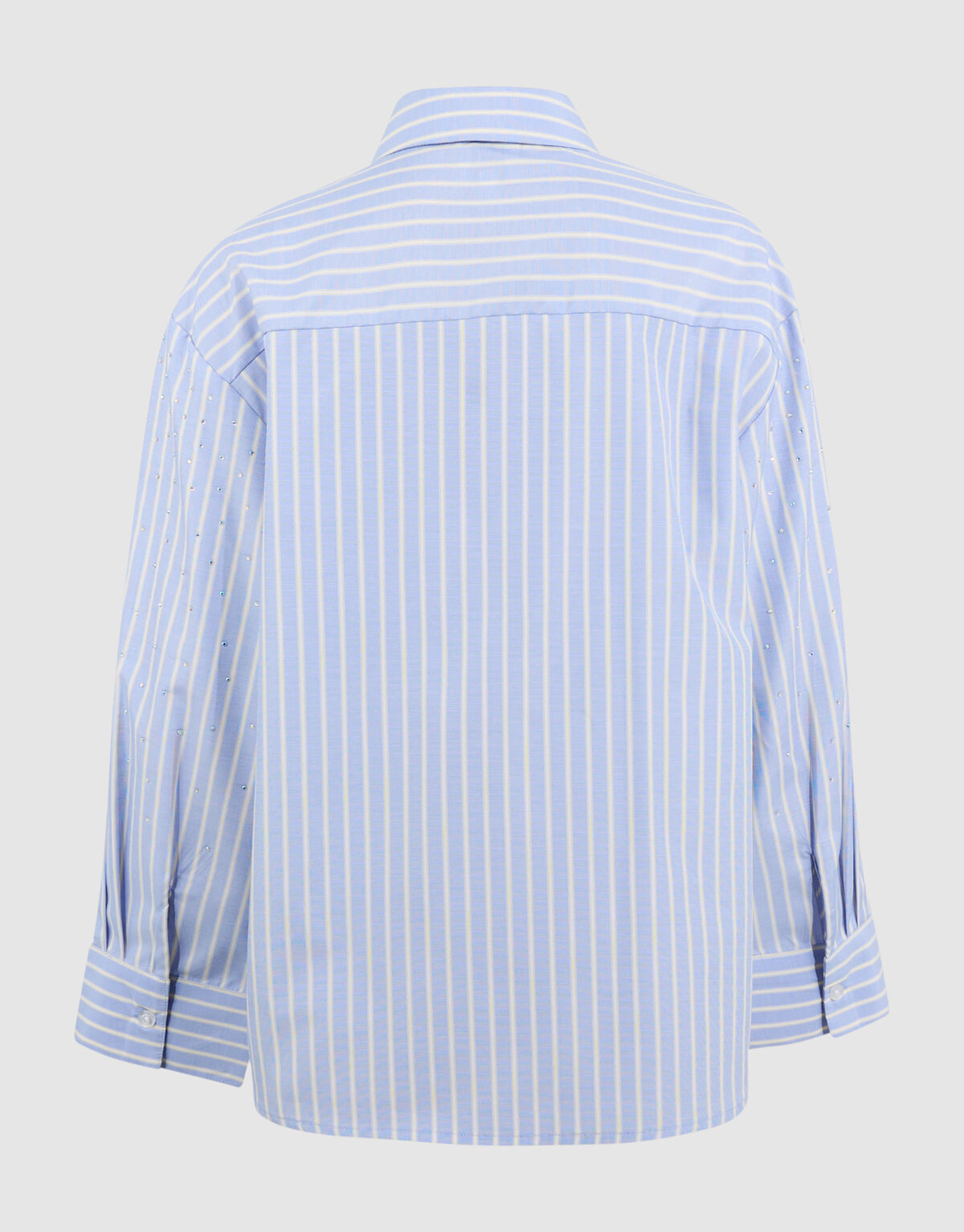 Oversize-Bluse aus Popeline mit Strasssteinen Hel SHOEBY GIRLS