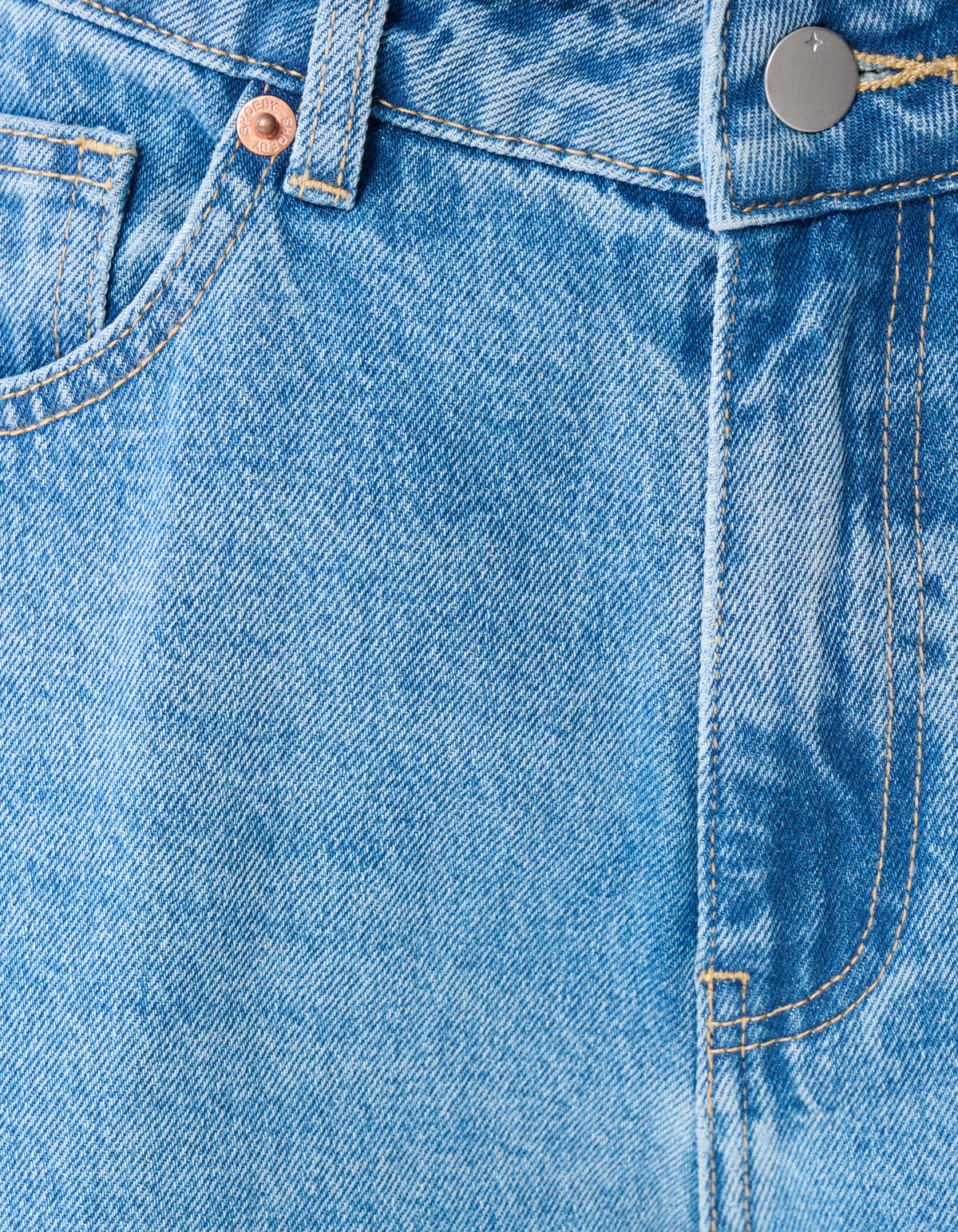 Blaue Baggy-Fit-Jeans SHOEBY WOMEN