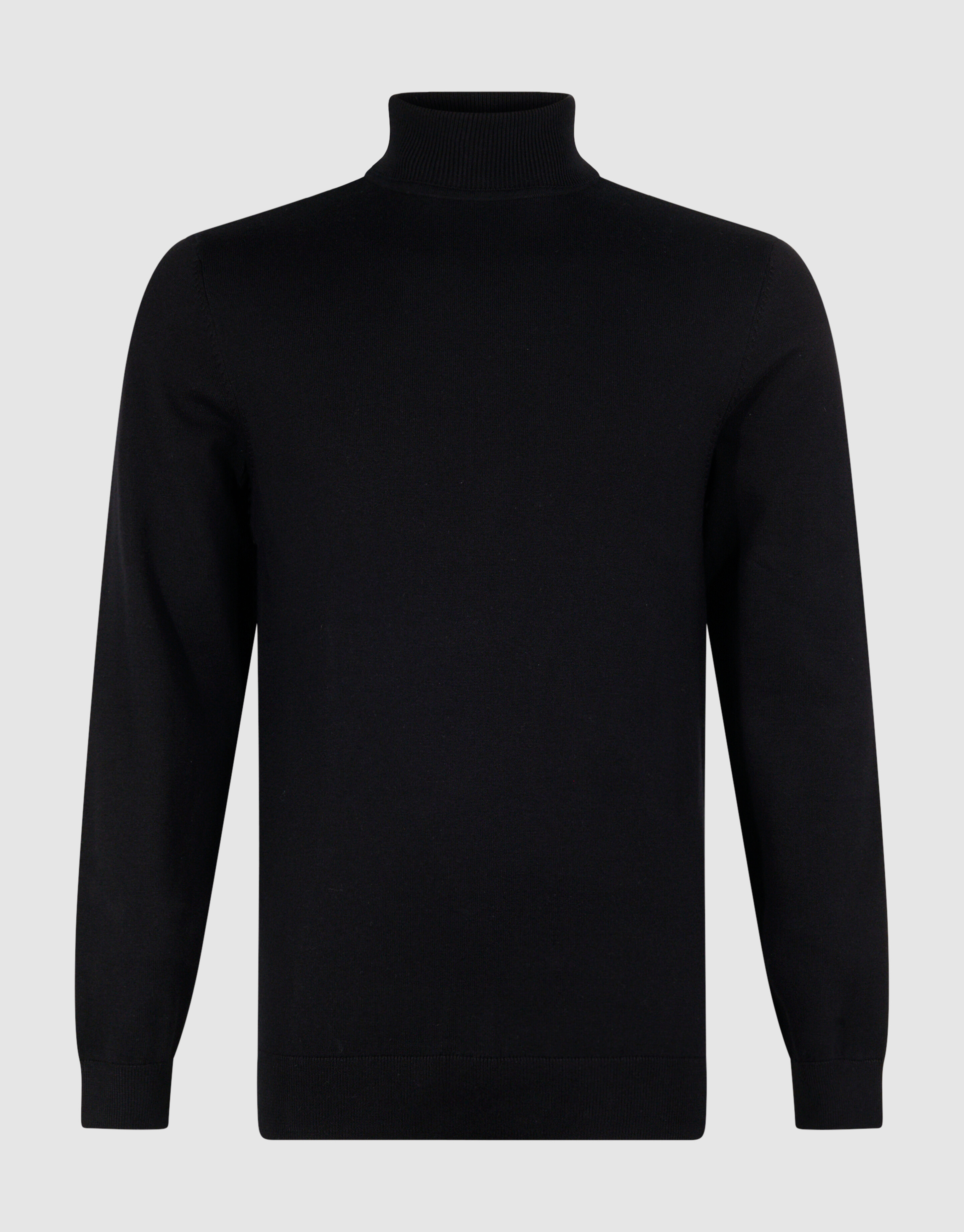 Strickpullover mit Rollkragen Schwarz SHOEBY MEN