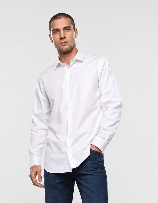 Basic Hemd Wei&szlig; SHOEBY MEN