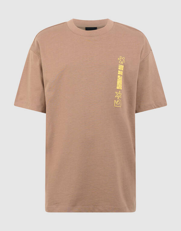 Holiday Artwork T-Shirt Hellbraun SHOEBY BOYS