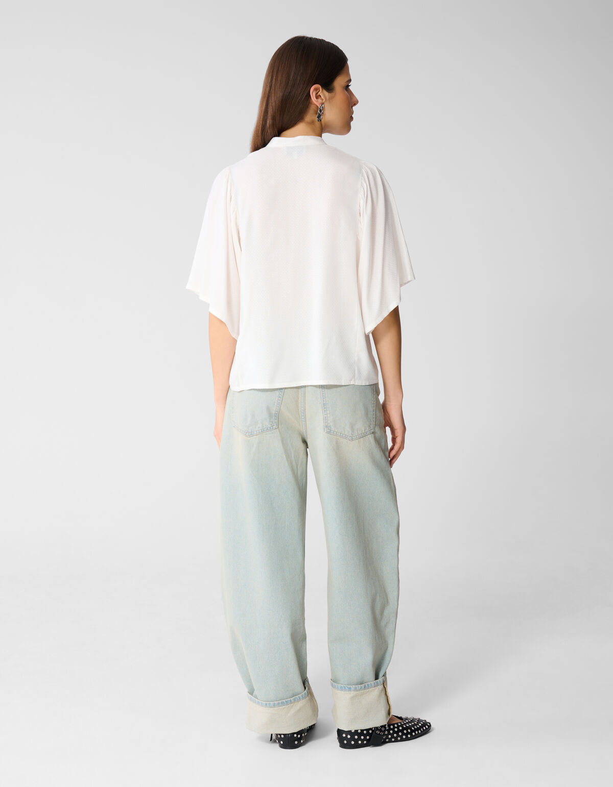 Flowy Bluse Wei&szlig; SHOEBY WOMEN