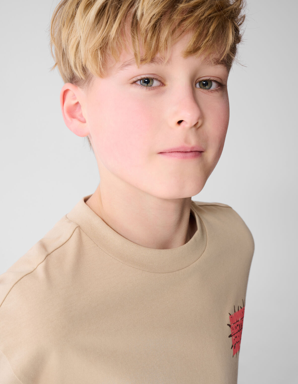 Limonata Artwork T-Shirt Sand SHOEBY BOYS