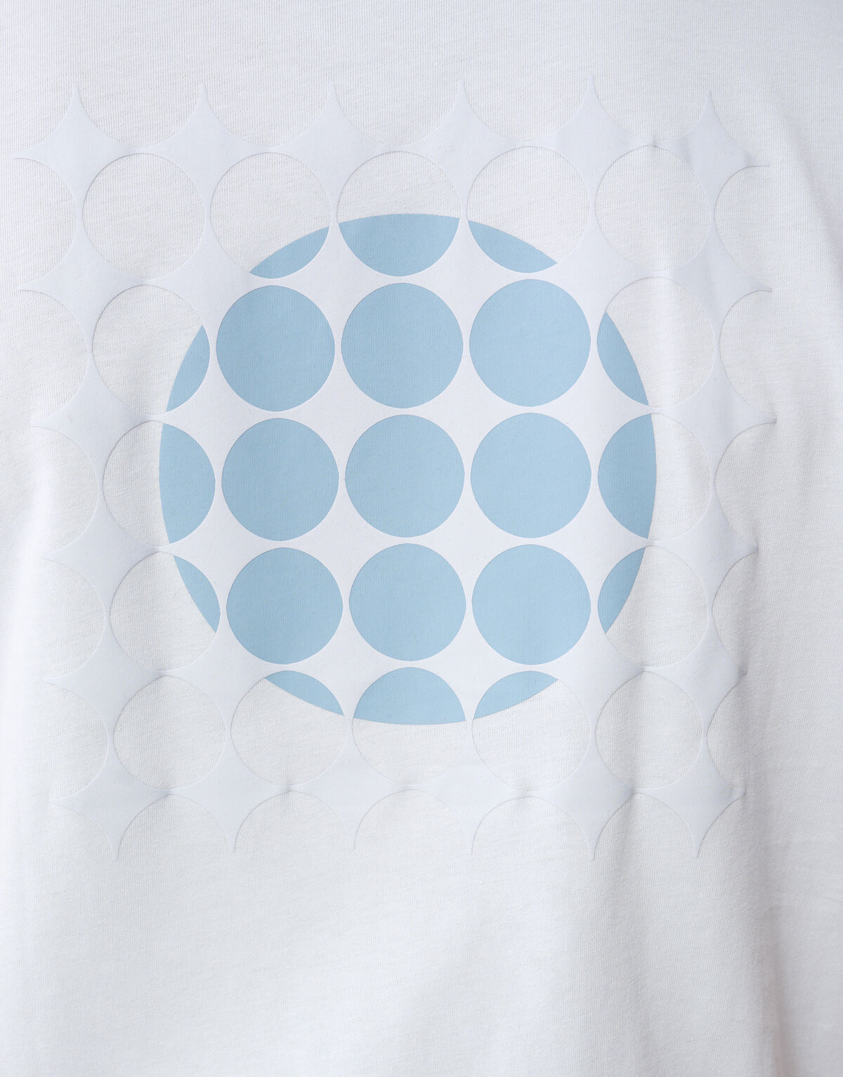 Fading Circle Artwork T-Shirt Hellblau SHOEBY MEN