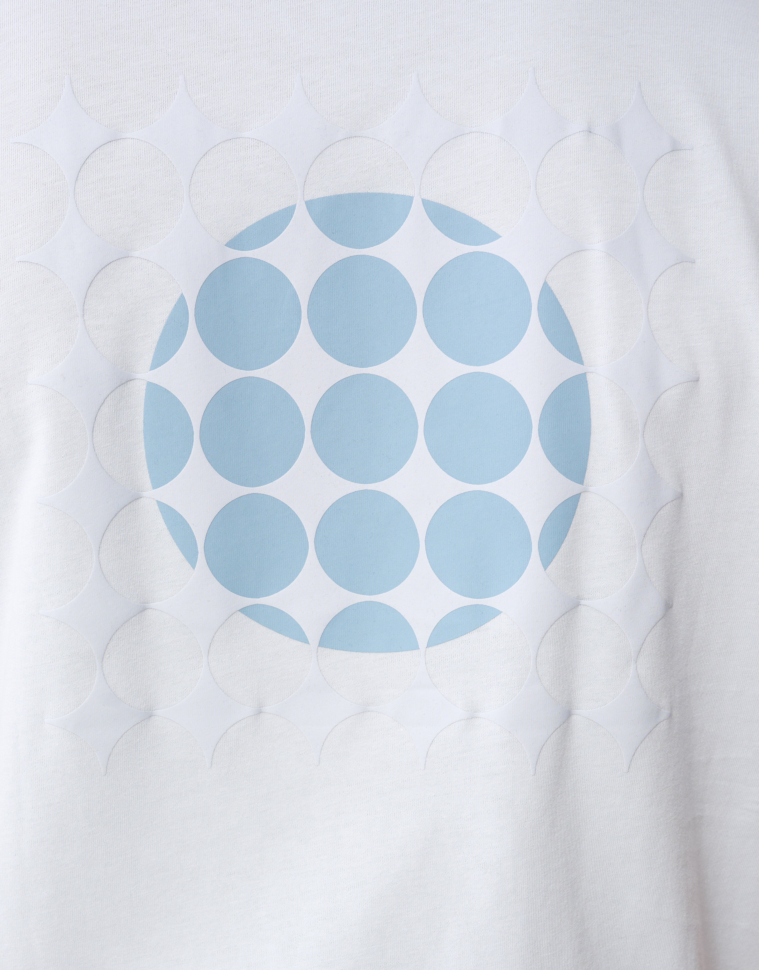 Fading Circle Artwork T-Shirt Hellblau SHOEBY MEN