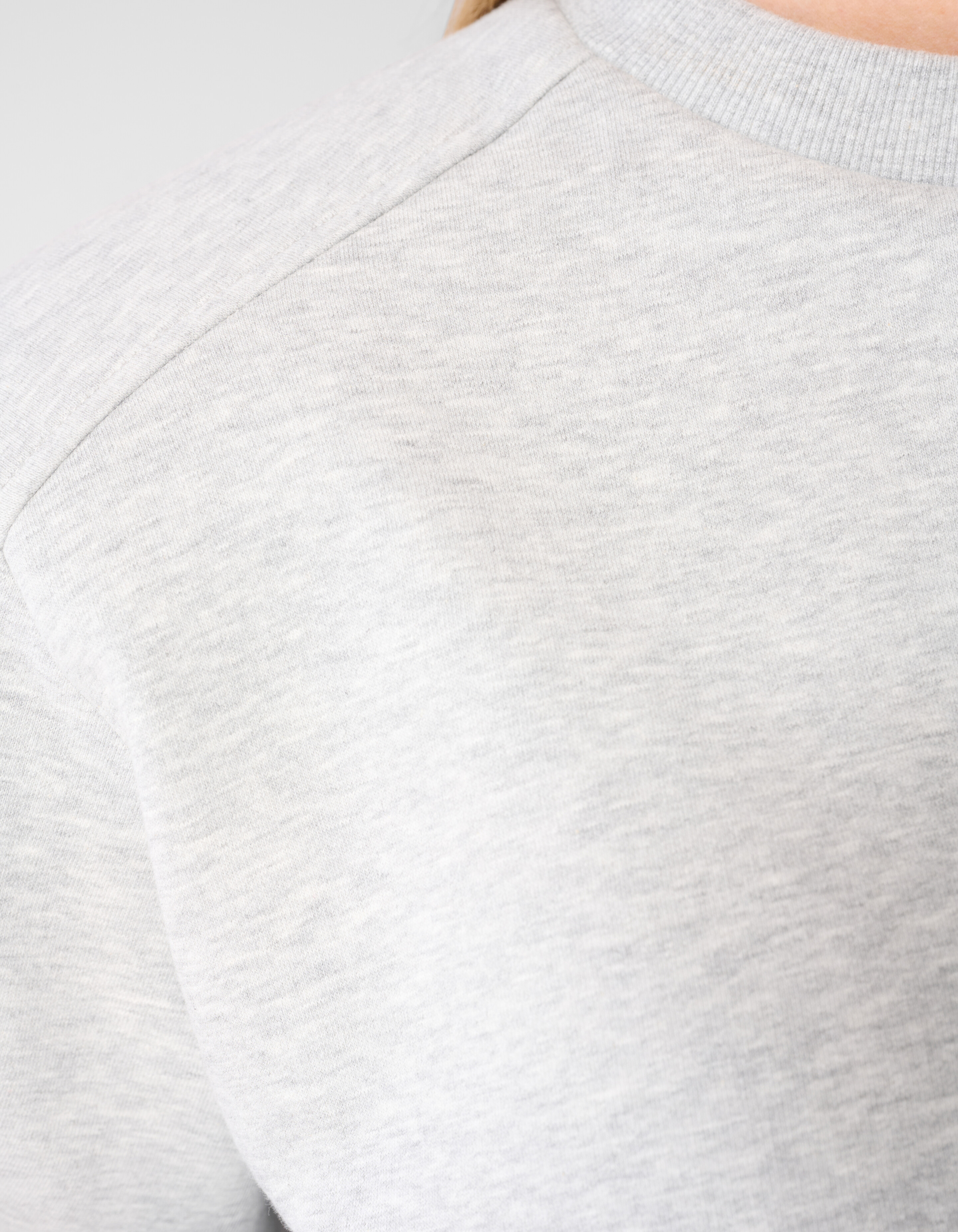 &Uuml;bergro&szlig;es Sweatshirt T-Shirt Hellgrau SHOEBY WOMEN