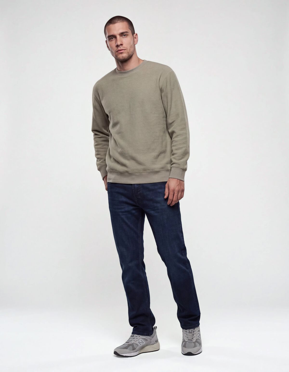 Comfort Straight Fit Jeans Dunkelblau L34 SHOEBY MEN