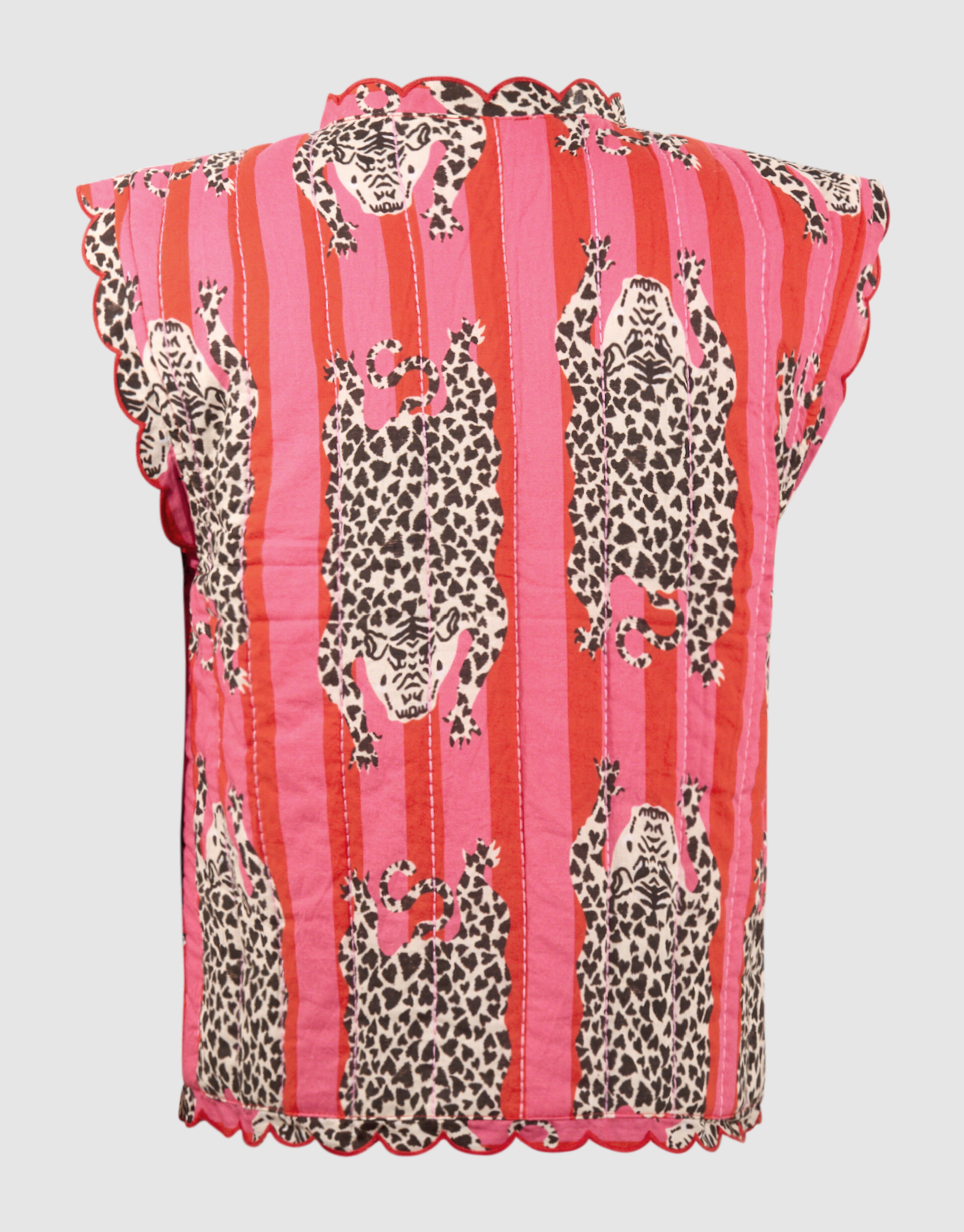 Gesteppte Leopardenweste Rosa SHOEBY GIRLS