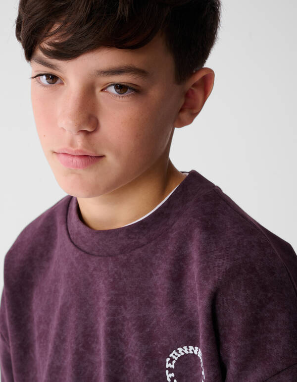 Connect Artwork Pullover Dunkelrot SHOEBY BOYS