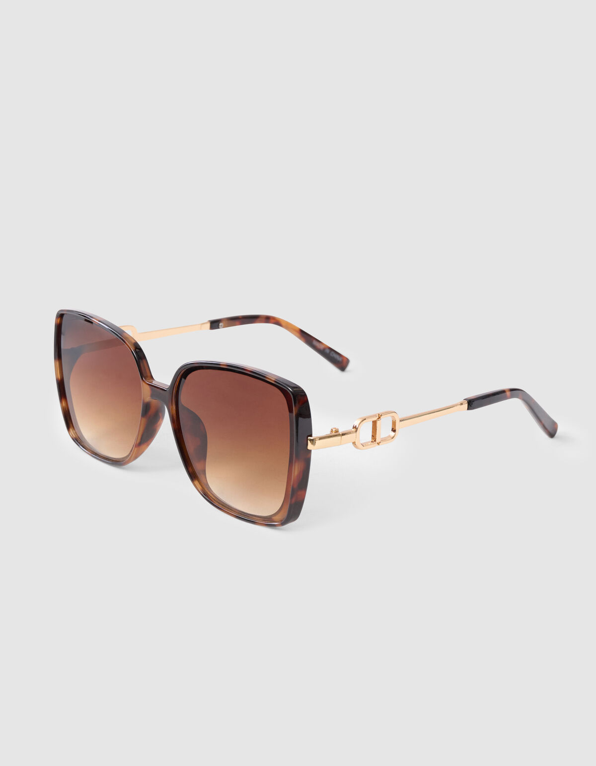 Quadratische Sonnenbrille Braun SHOEBY ACCESSOIRES