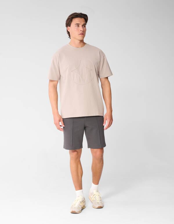 Struktur Regular Fit Shorts Dunkelgrau SHOEBY MEN