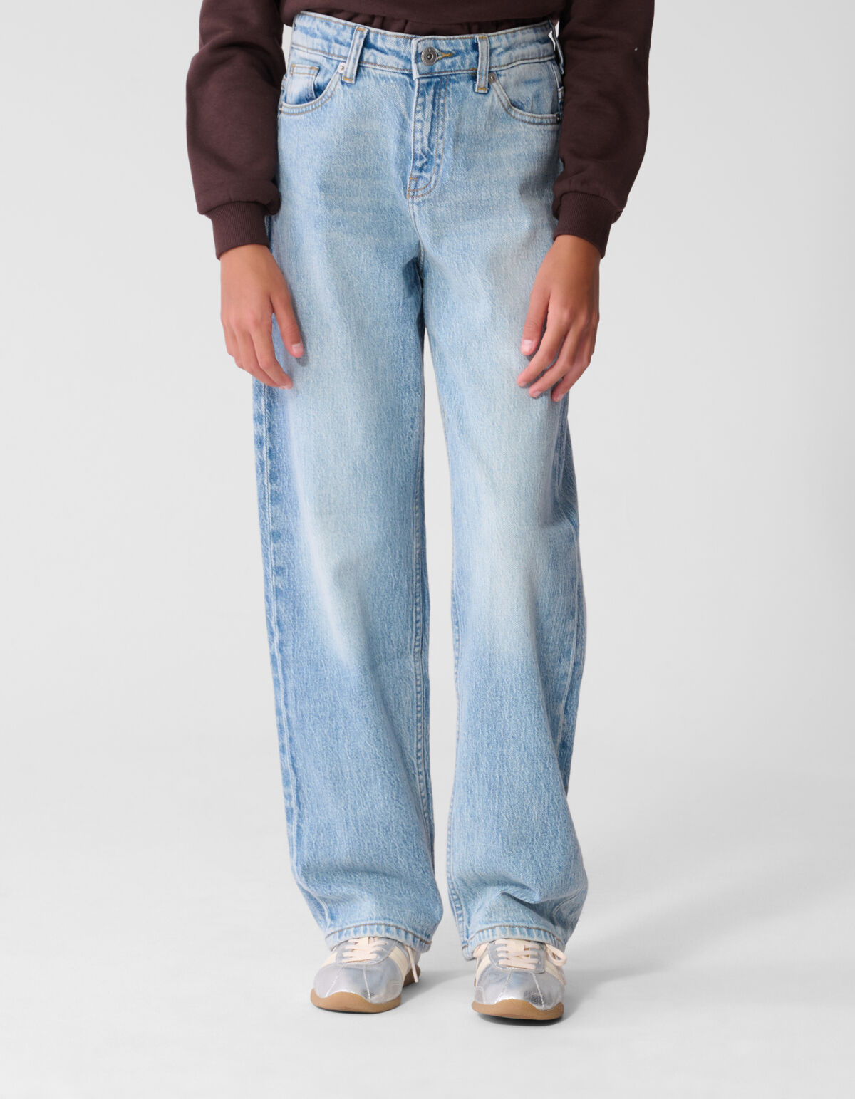 Jeans in lockerer Passform Hellblau SHOEBY GIRLS