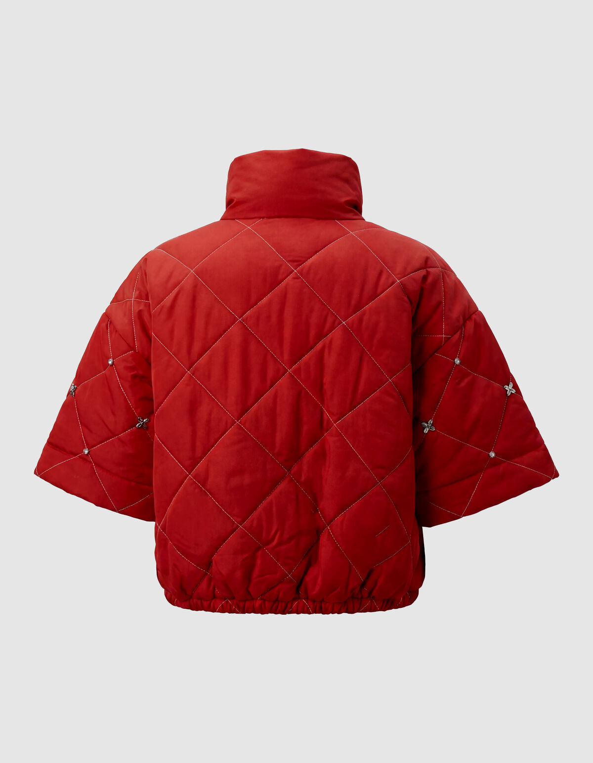 Stepp-Bomberjacke mit Strass Rot SHOEBY WOMEN
