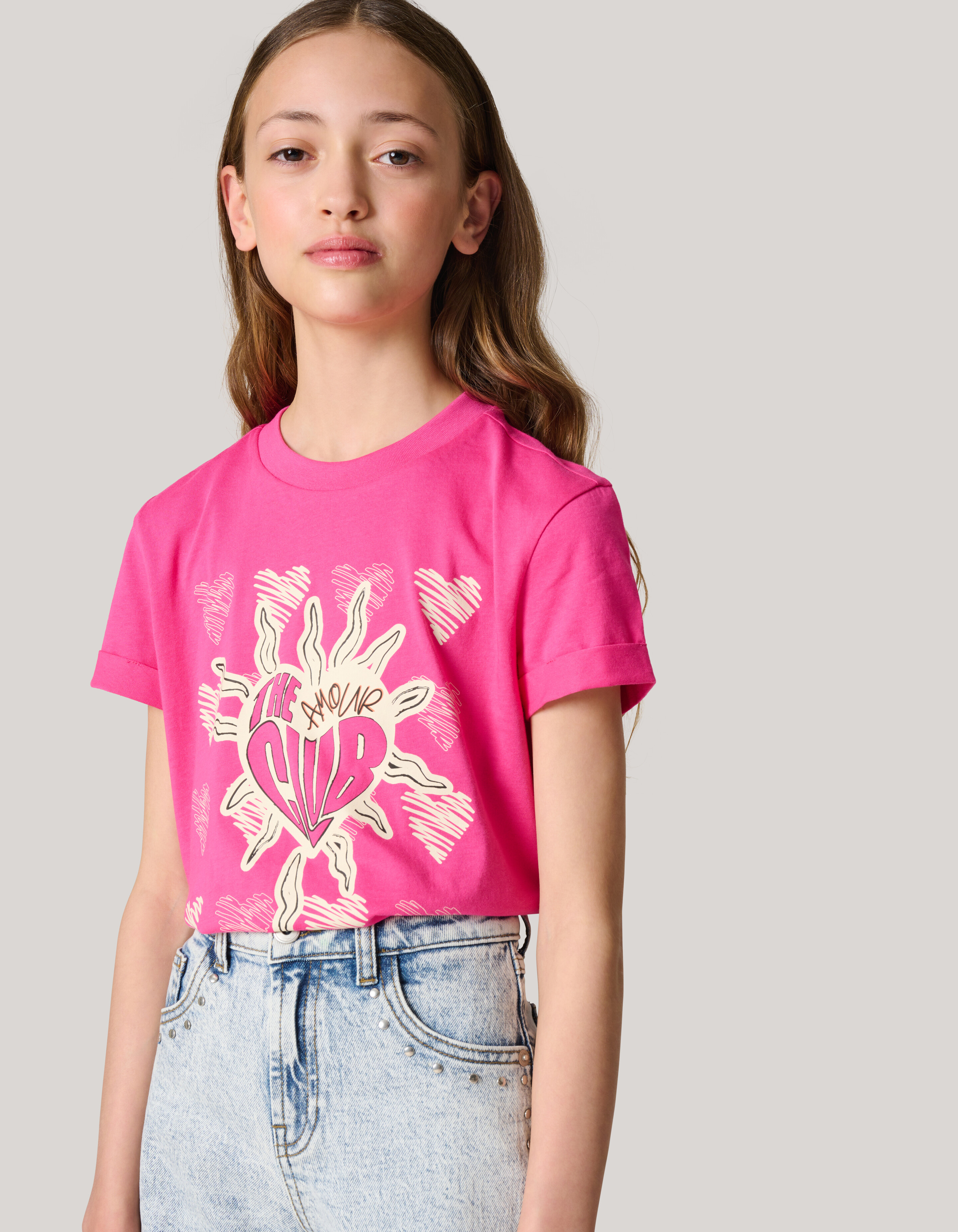 Kunstwerk T-shirt Rosa SHOEBY GIRLS