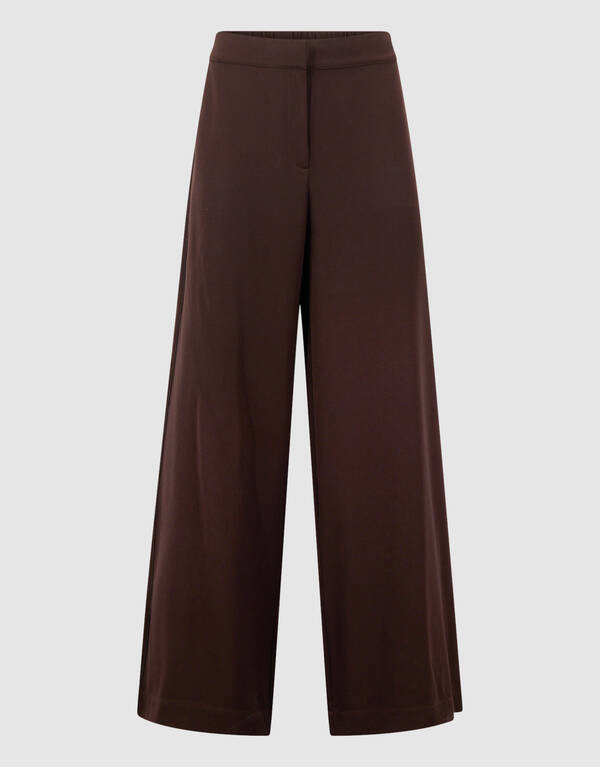 Weite Hose mit braunem Bein SHOEBY WOMEN