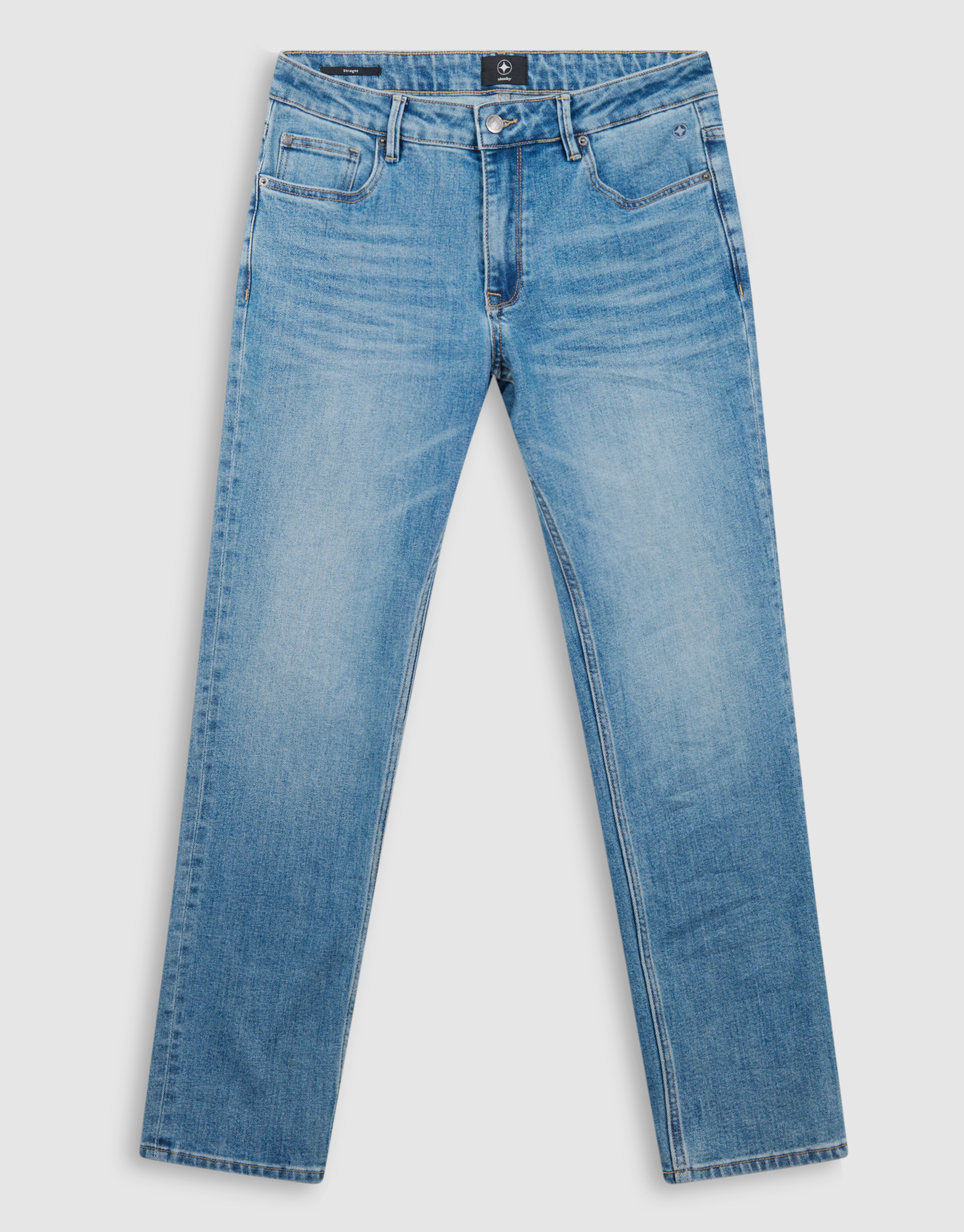 Straight Fit Jeans Blau L34 SHOEBY MEN