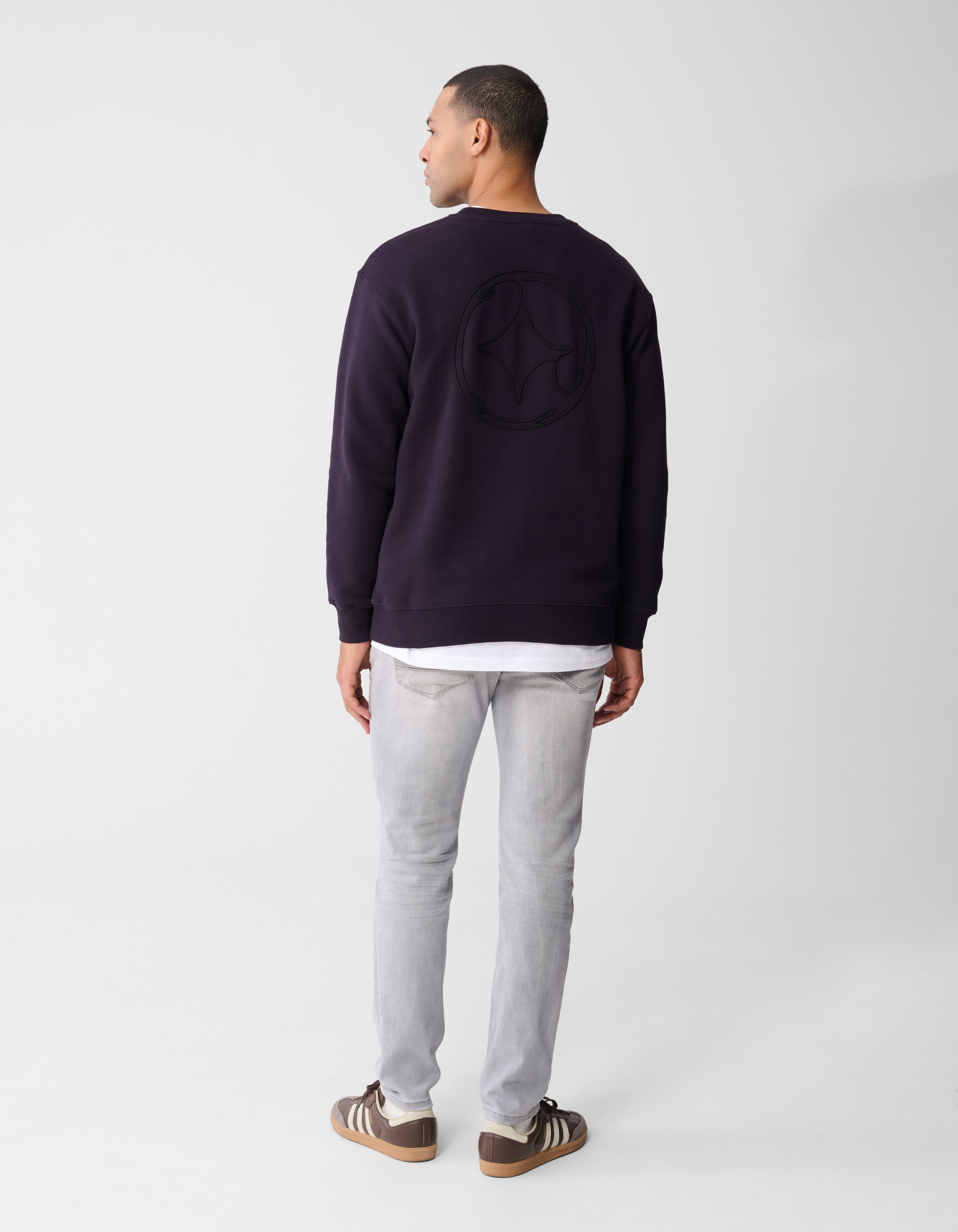 Cord Artwork Pullover Dunkelrot SHOEBY MEN