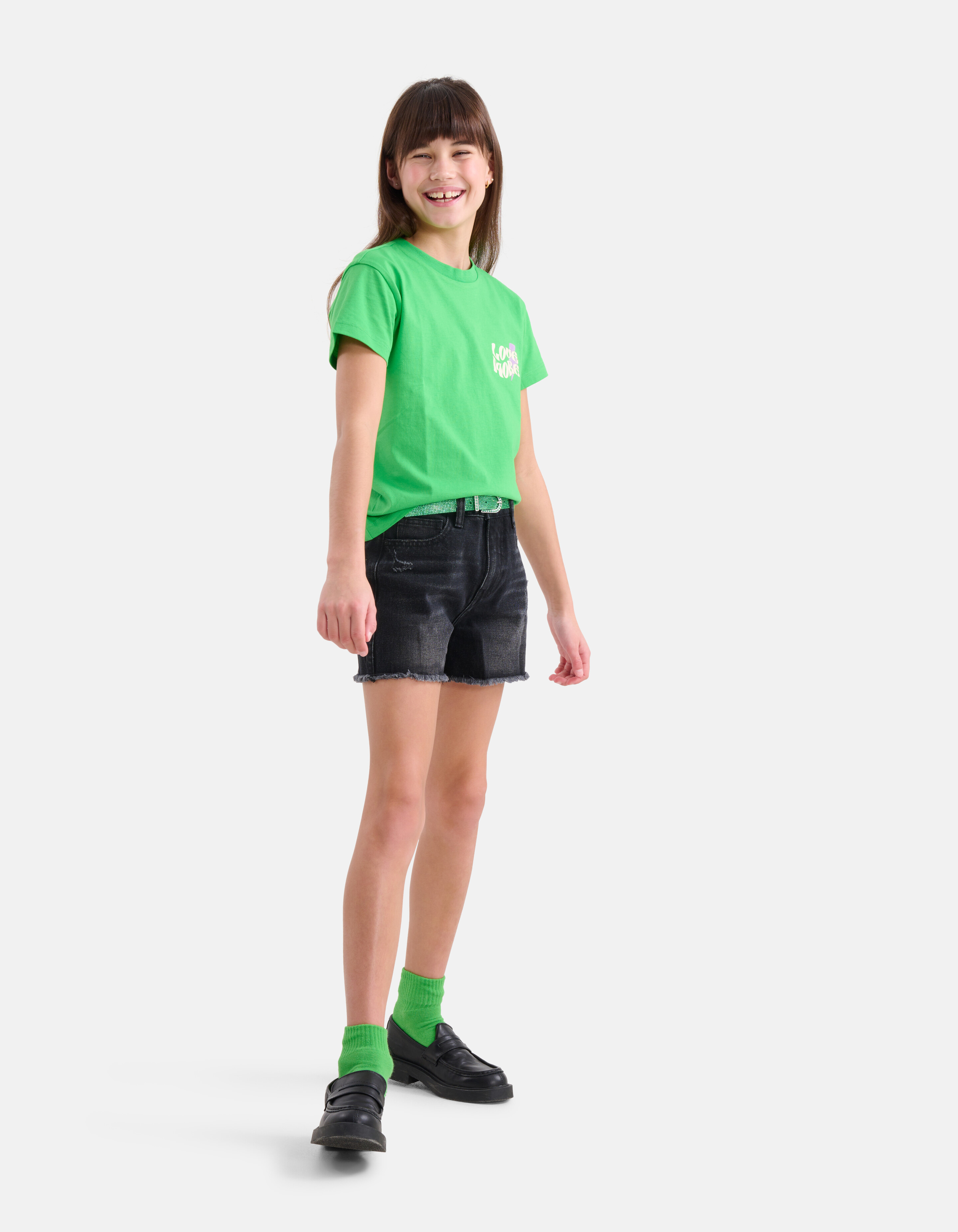 Destroy Denim Short Schwarz SHOEBY GIRLS