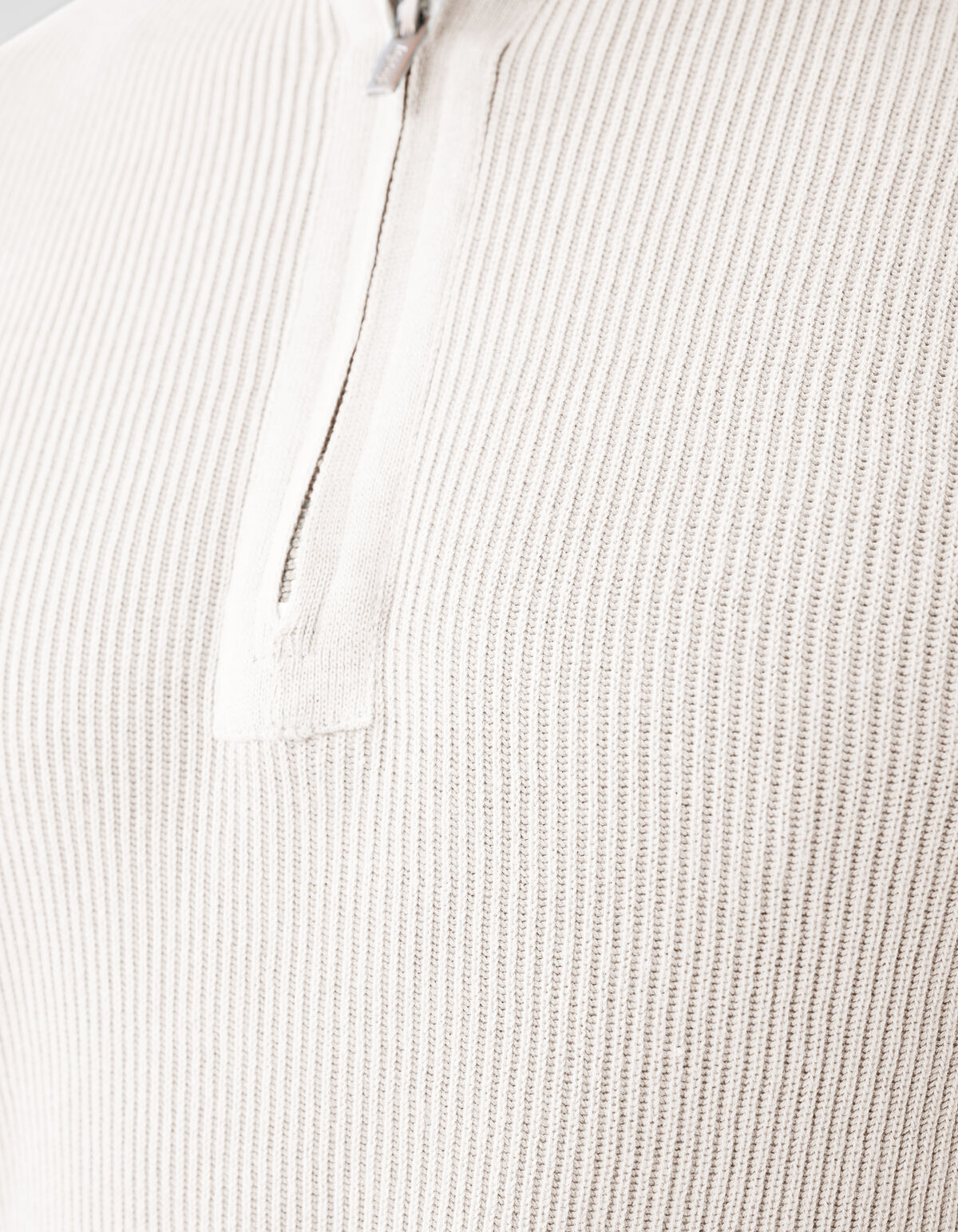 Zipper Trui Gebroken Wit SHOEBY MEN