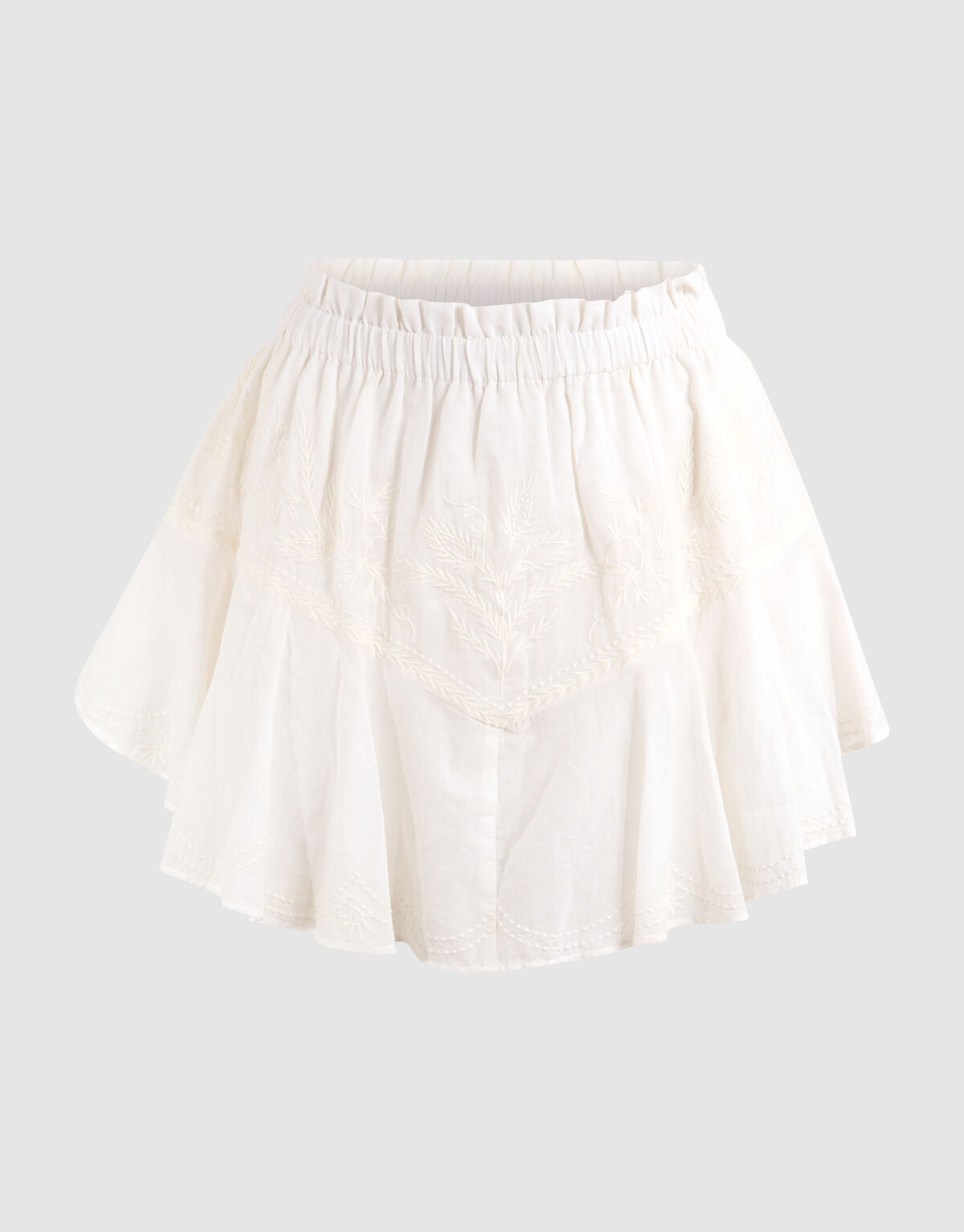 Rüschen-Skort Weiß SHOEBY WOMEN