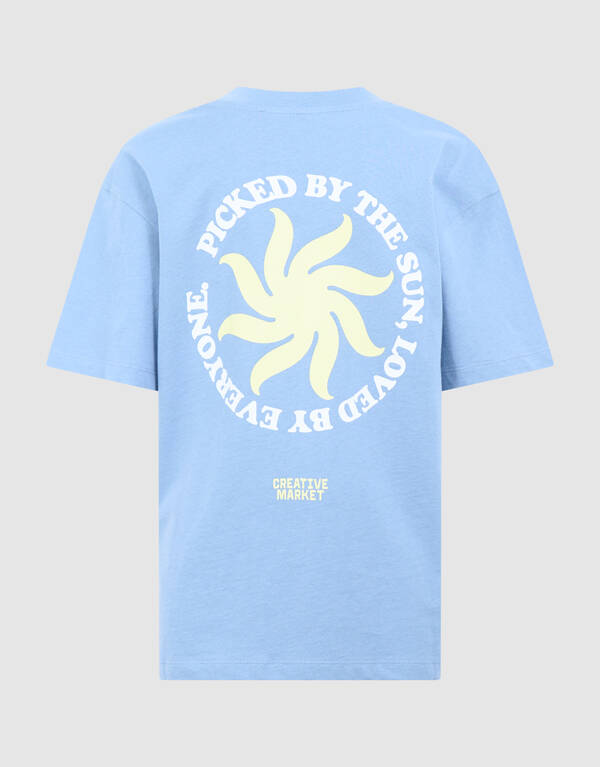 Market Artwork T-Shirt Blau SHOEBY BOYS