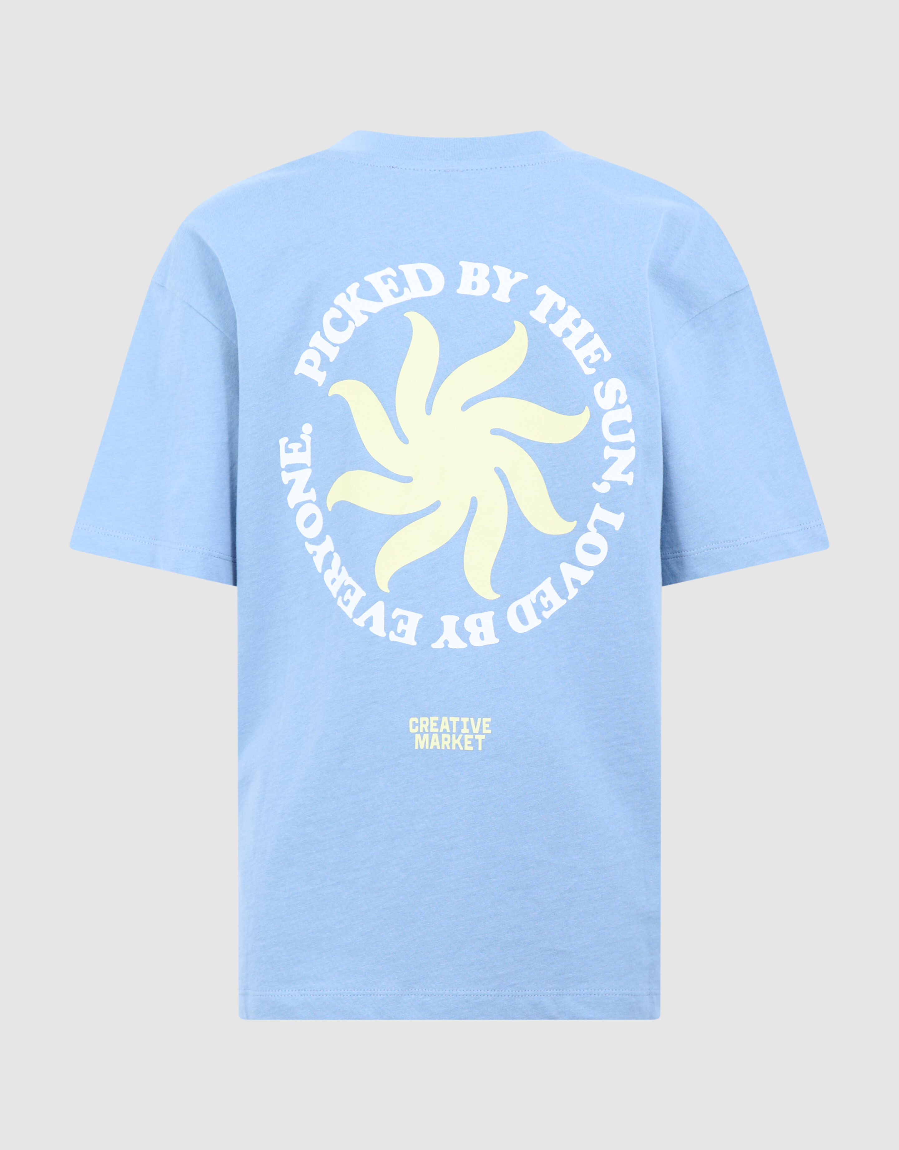 Market Artwork T-Shirt Blau SHOEBY BOYS
