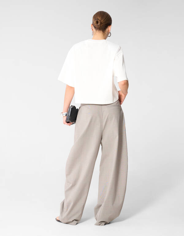 Ruiten Barrel Passende Hose Hellgrau SHOEBY WOMEN