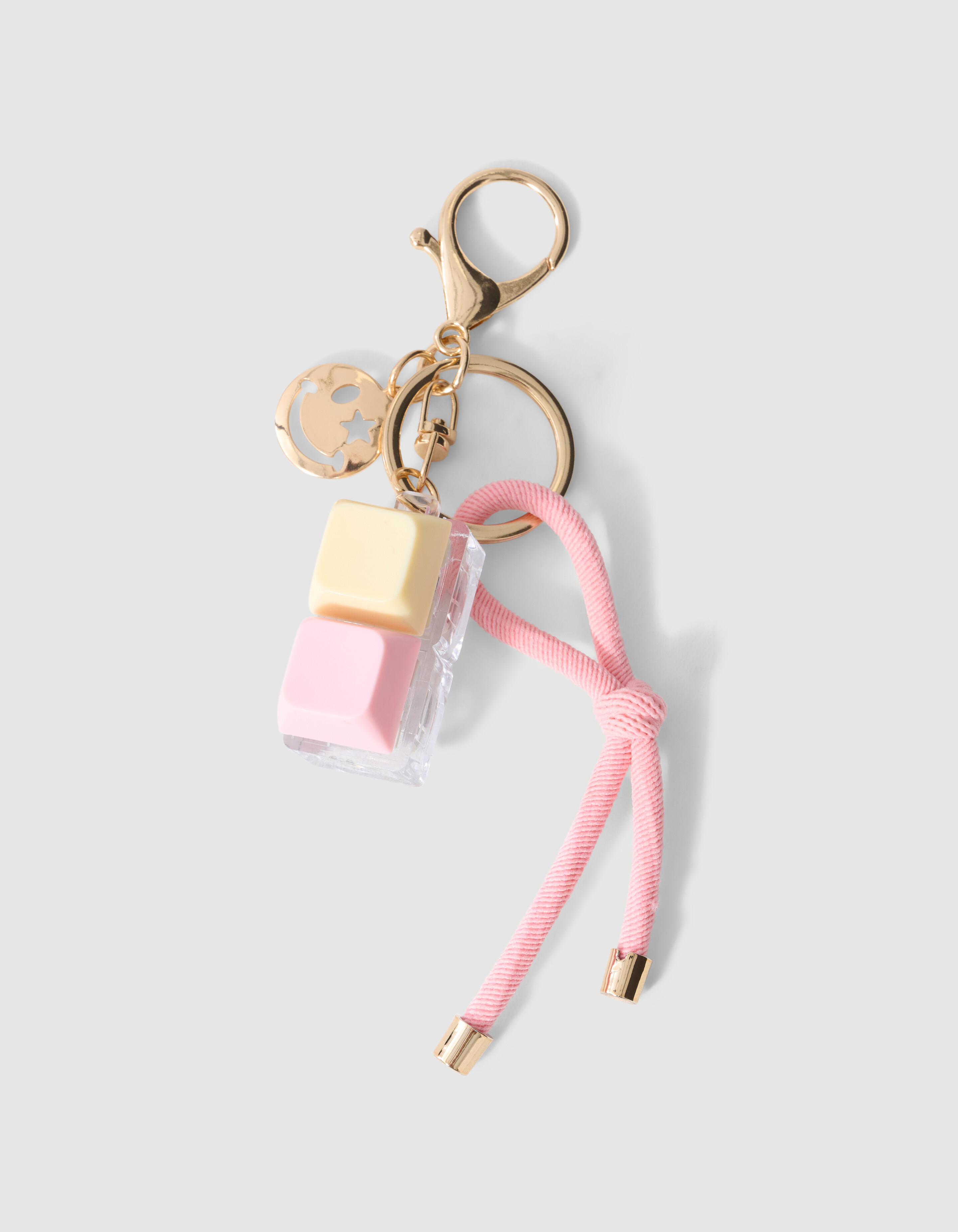 Smile Click Schl&uuml;sselanh&auml;nger Rosa SHOEBY ACCESSOIRES