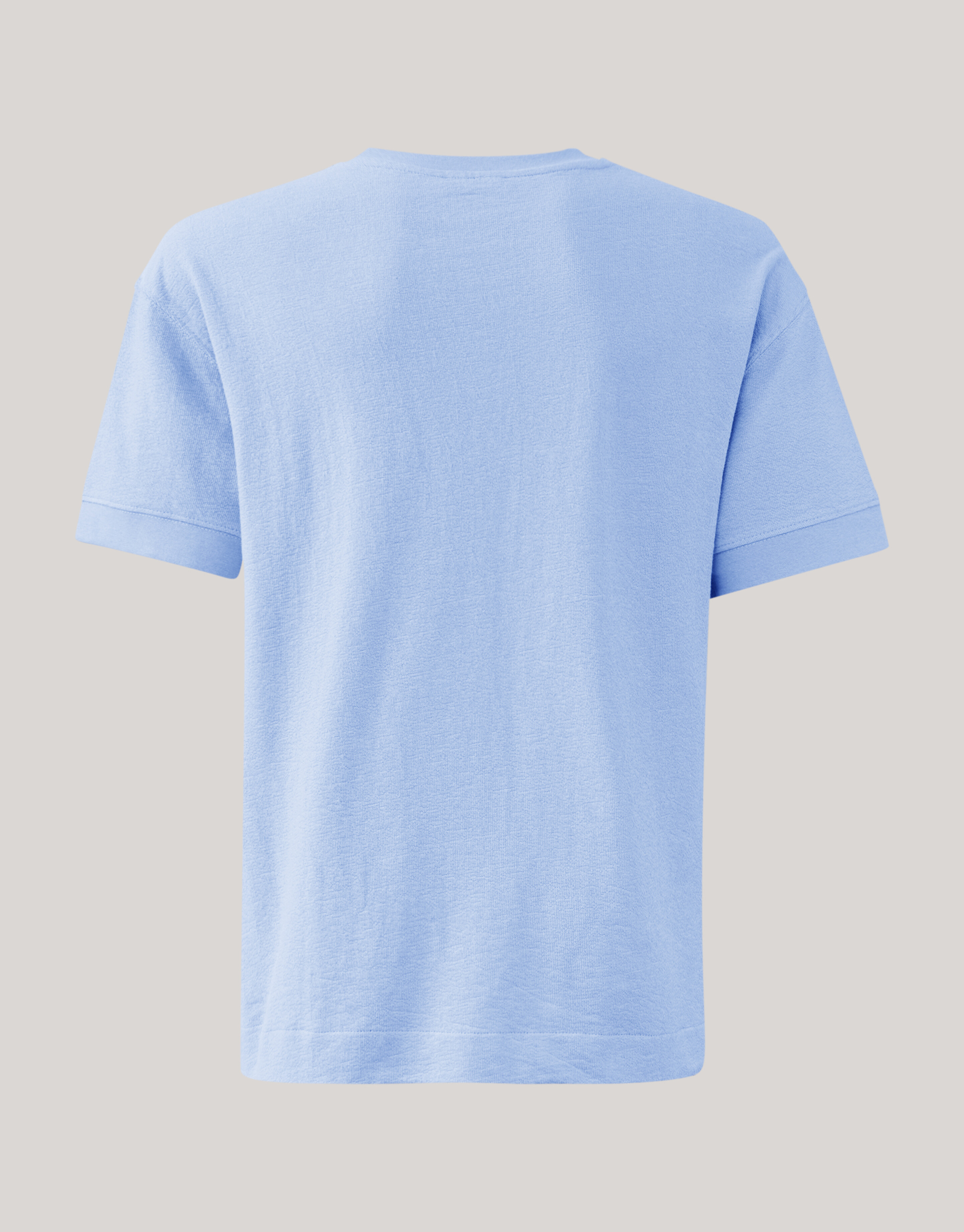 Slub Textur T-shirt Hellblau SHOEBY MEN