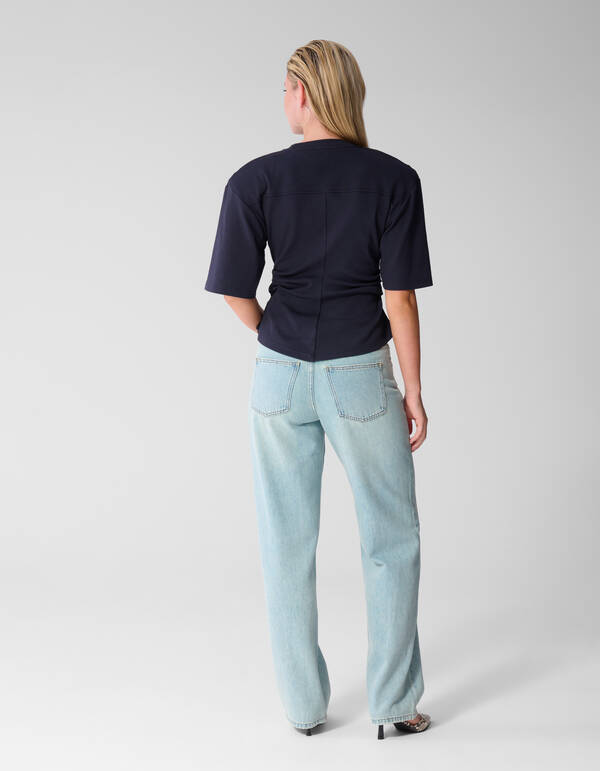 Jeans mit weicher, gerader Passform Gebleicht SHOEBY WOMEN