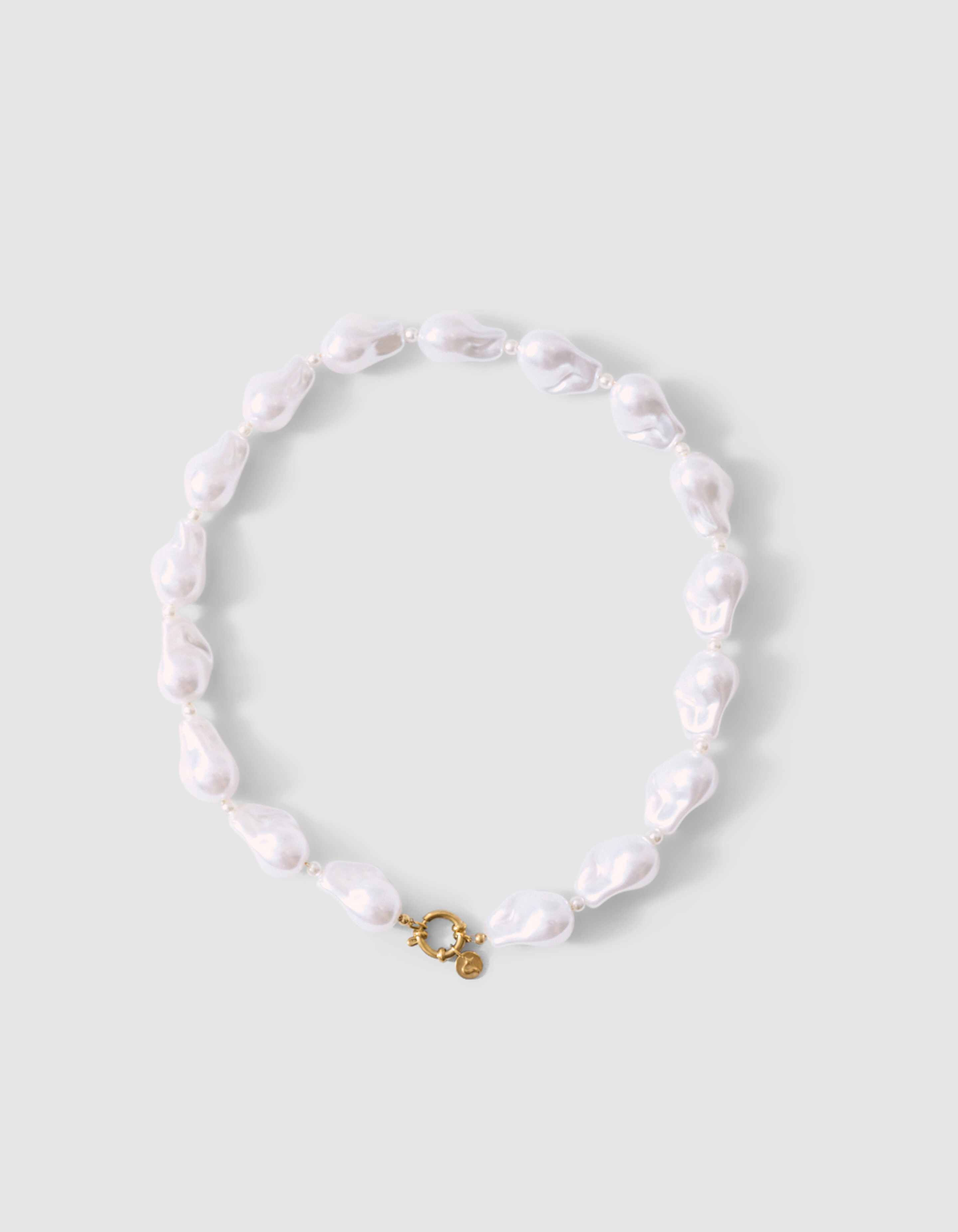 Perlenkette Wei&szlig; SHOEBY ACCESSOIRES