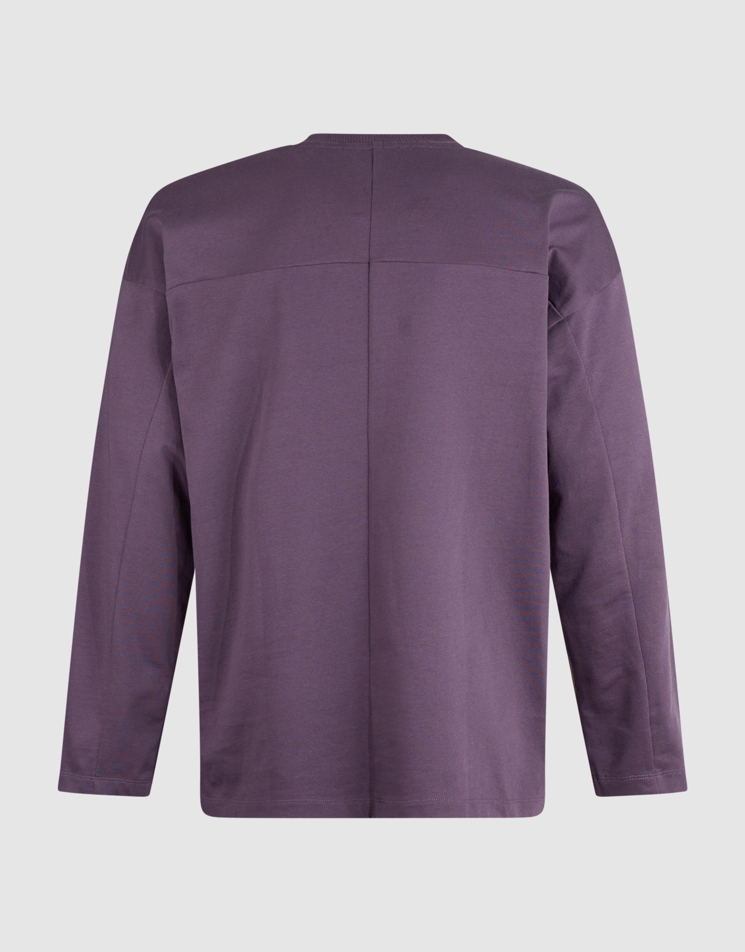 Basic-Langarmshirt in Relaxed Fit lila SHOEBY MEN