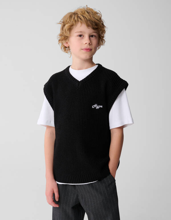 Strick Spencer Schwarz SHOEBY BOYS