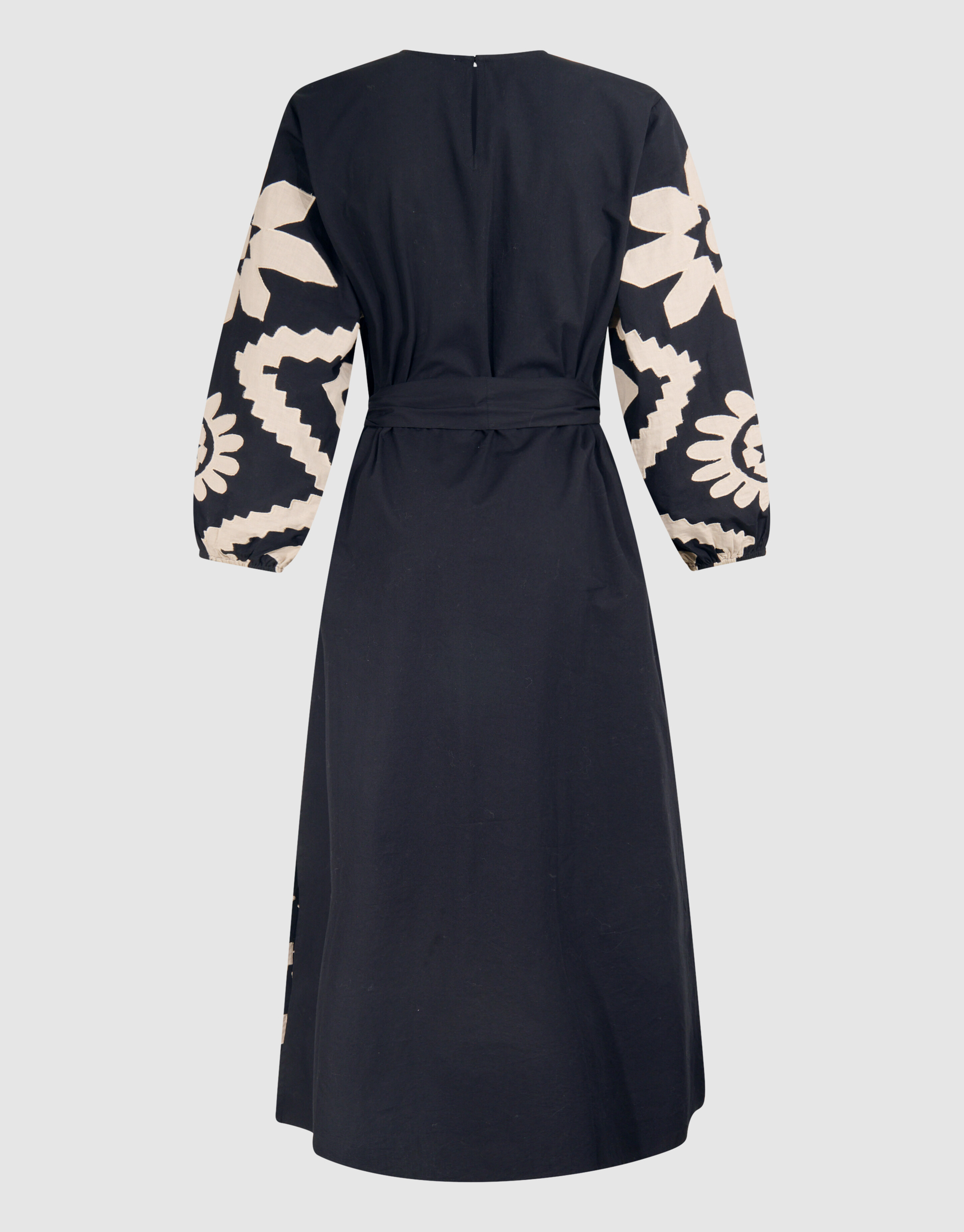 Patch Embroidery Kleid Schwarz BY Lonneke SHOEBY WOMEN