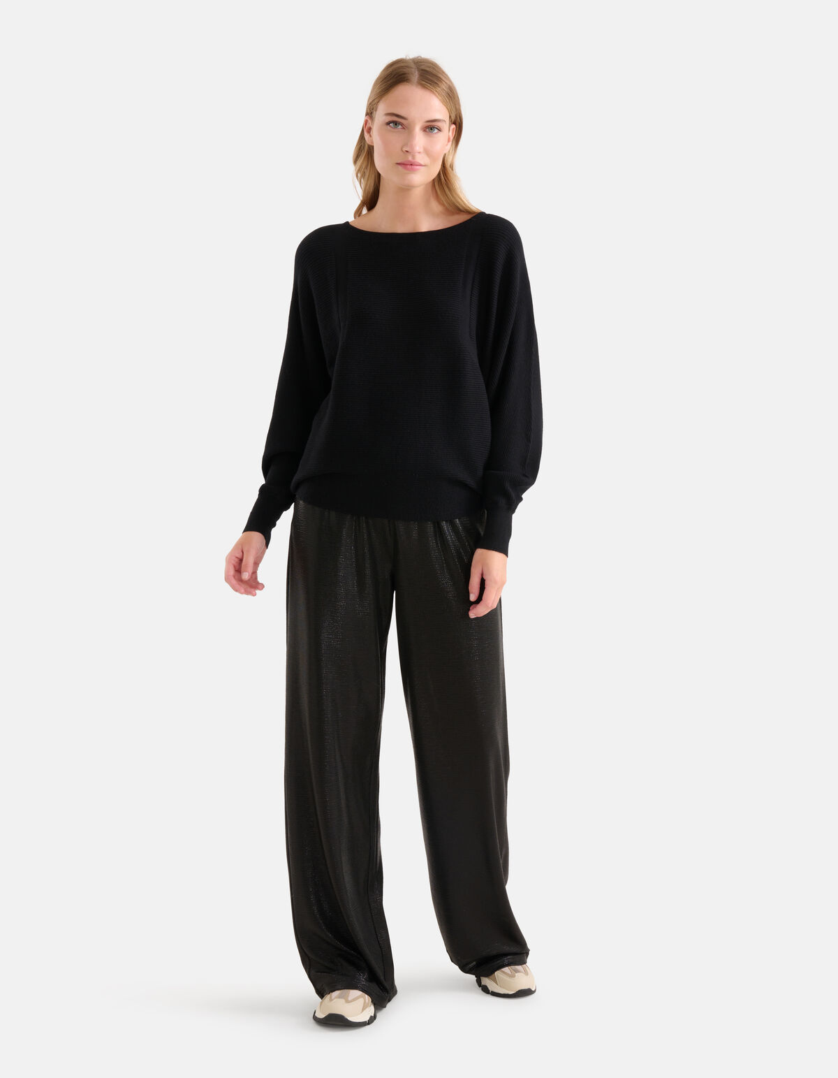 Oversized Pullover Schwarz SHOEBY WOMEN