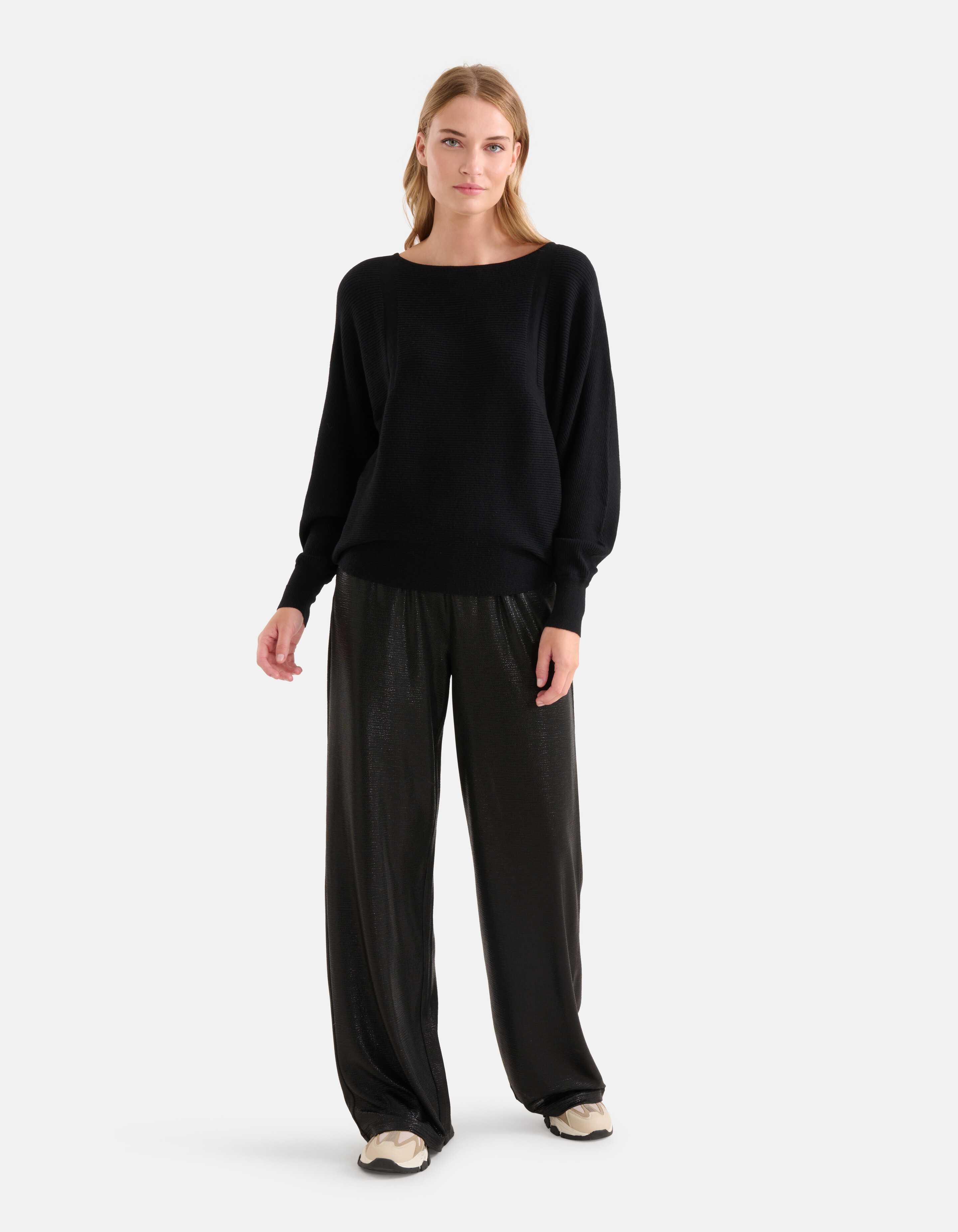 Oversized Pullover Schwarz SHOEBY WOMEN