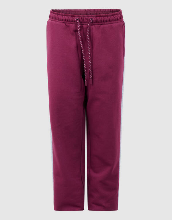 Relaxed Fit Sporty Broek Donkerrood SHOEBY BOYS