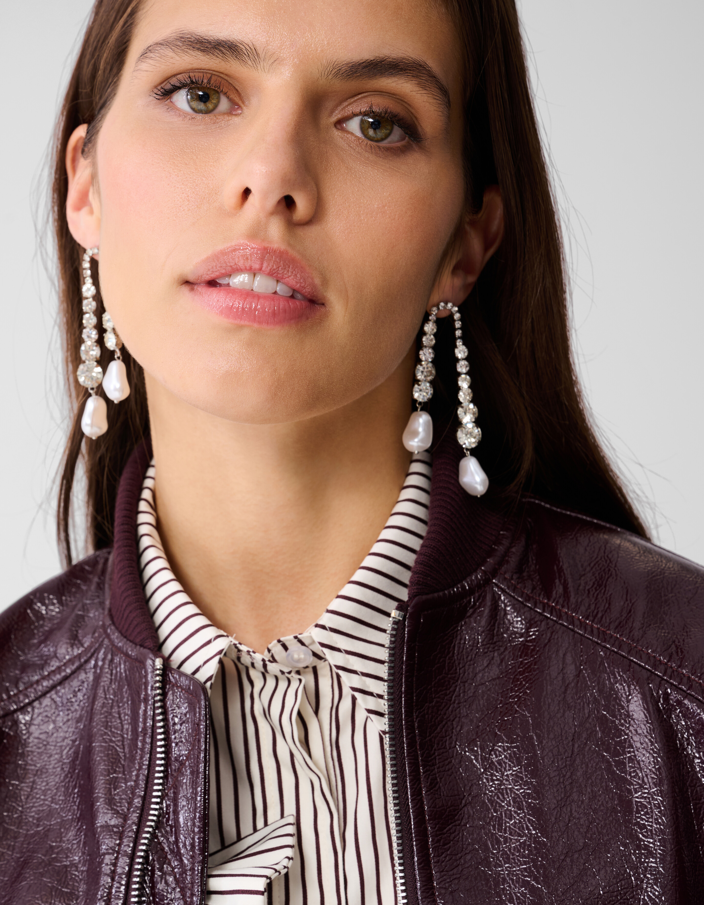 Sportliche Lakjacke Dunkelrot SHOEBY WOMEN