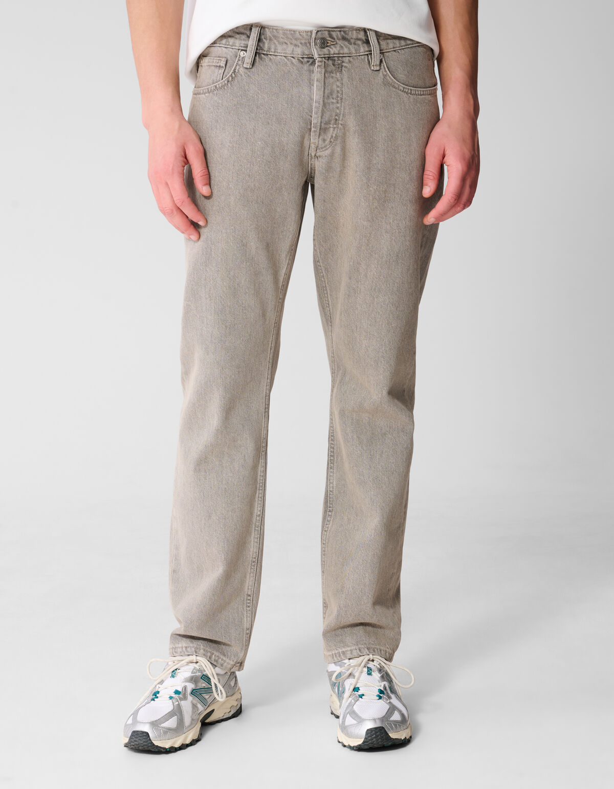 Straight Fit Jeans Sand L32 SHOEBY MEN