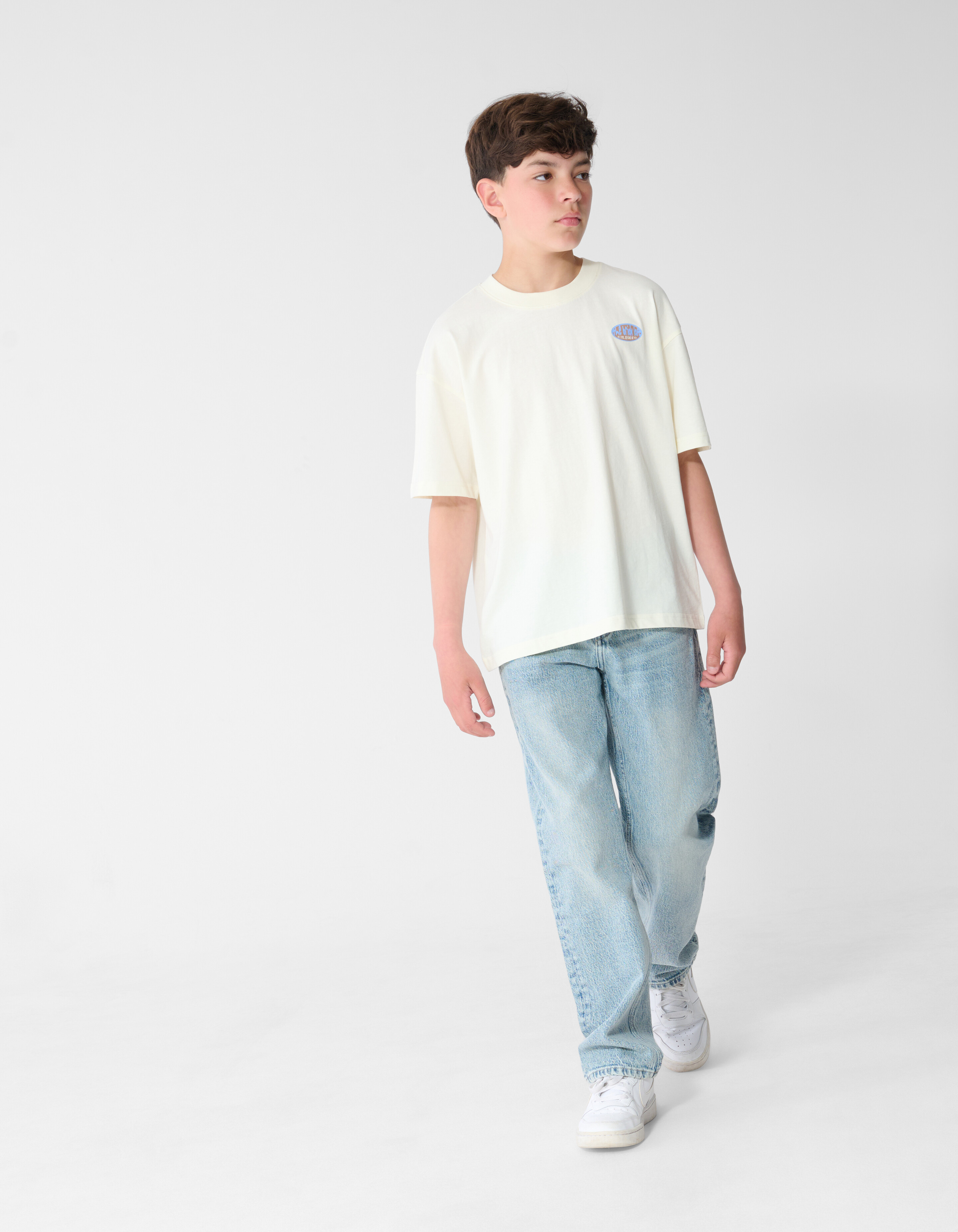 Brick Artwork T-Shirt Gebrochen Wei&szlig; SHOEBY BOYS