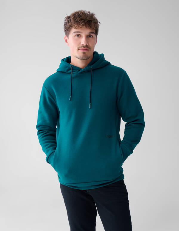 Basic Hoodie Dunkelgr&uuml;n SHOEBY MEN