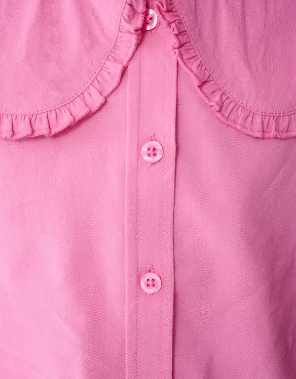 Big Collar Blouse Roze SHOEBY GIRLS