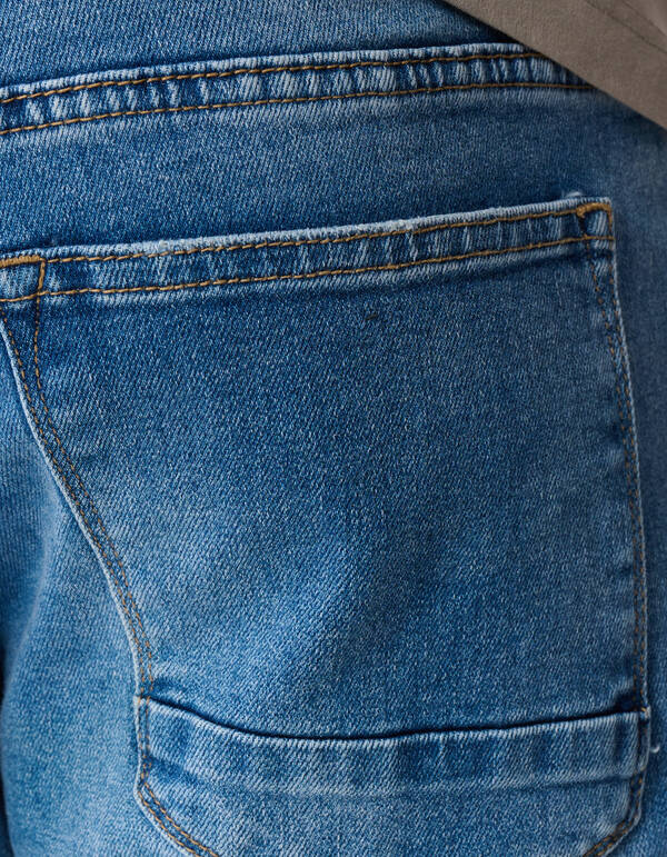 Slim Straight Fit Jeans Mediumstone L34 SHOEBY MEN