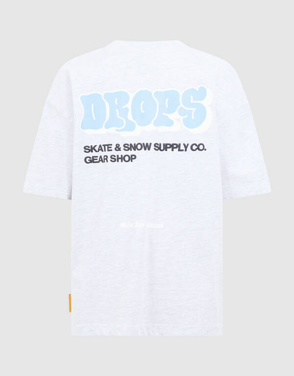 Drops Artwork T-Shirt Hellgrau SHOEBY BOYS